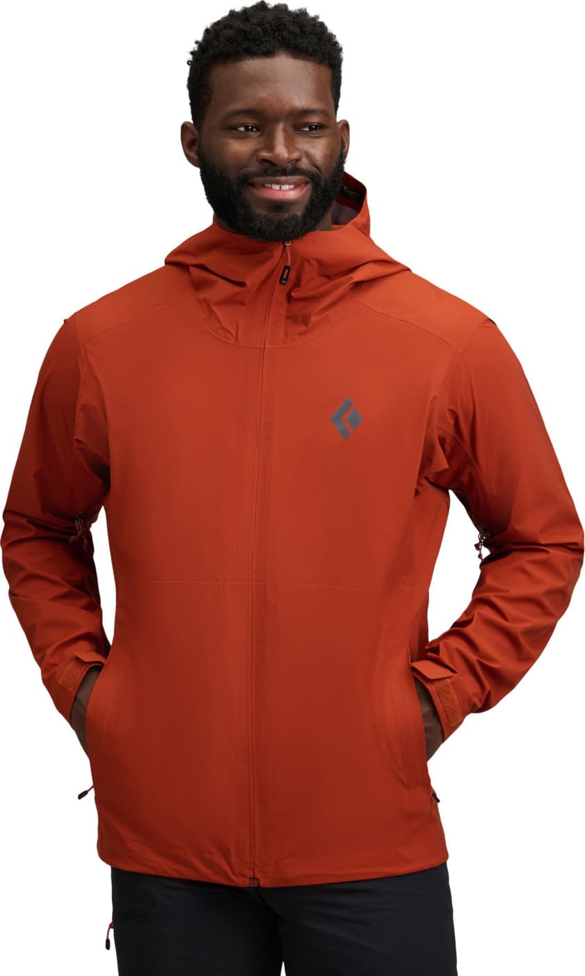 Black Diamond Black Diamond Men's Strataline Stretch Shell Burnt Sienna
