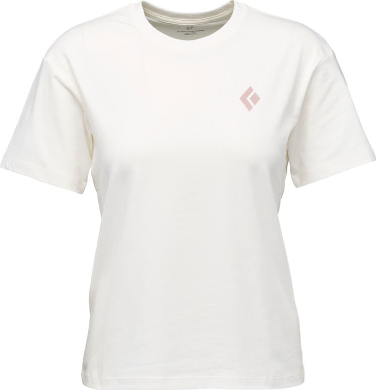 Black Diamond Women's Heritage Badge Short Sleeve Tee Off White