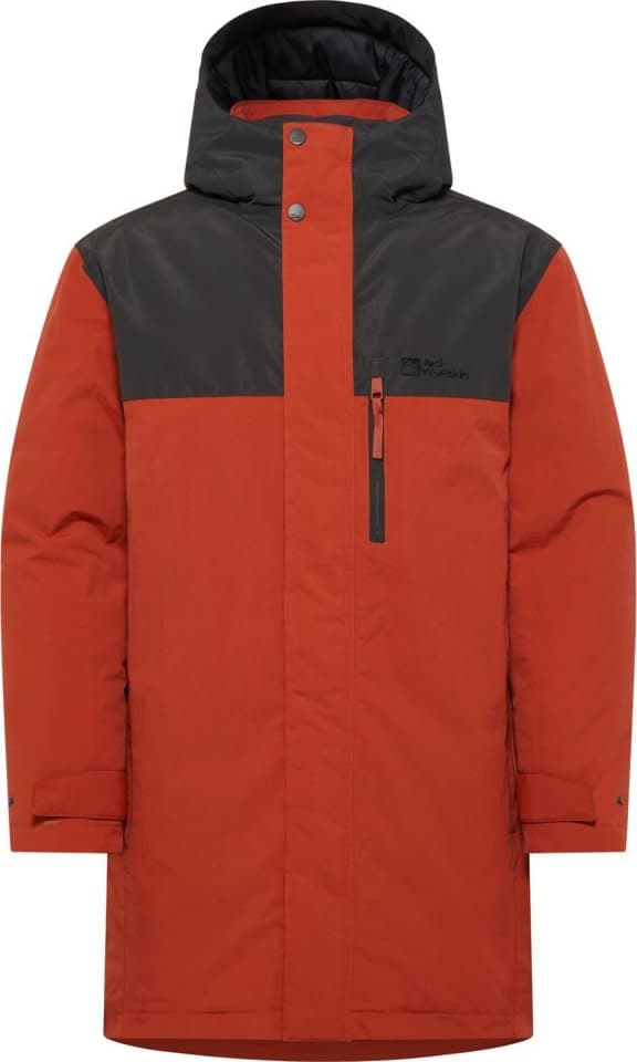 Jack Wolfskin Men's Gletschersee Parka Intense Rust