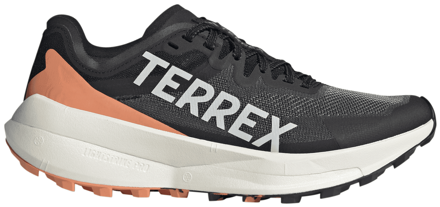 Adidas Women's Terrex Agravic Speed Trail Running Shoes Core Black/Grey One/Amber Tint