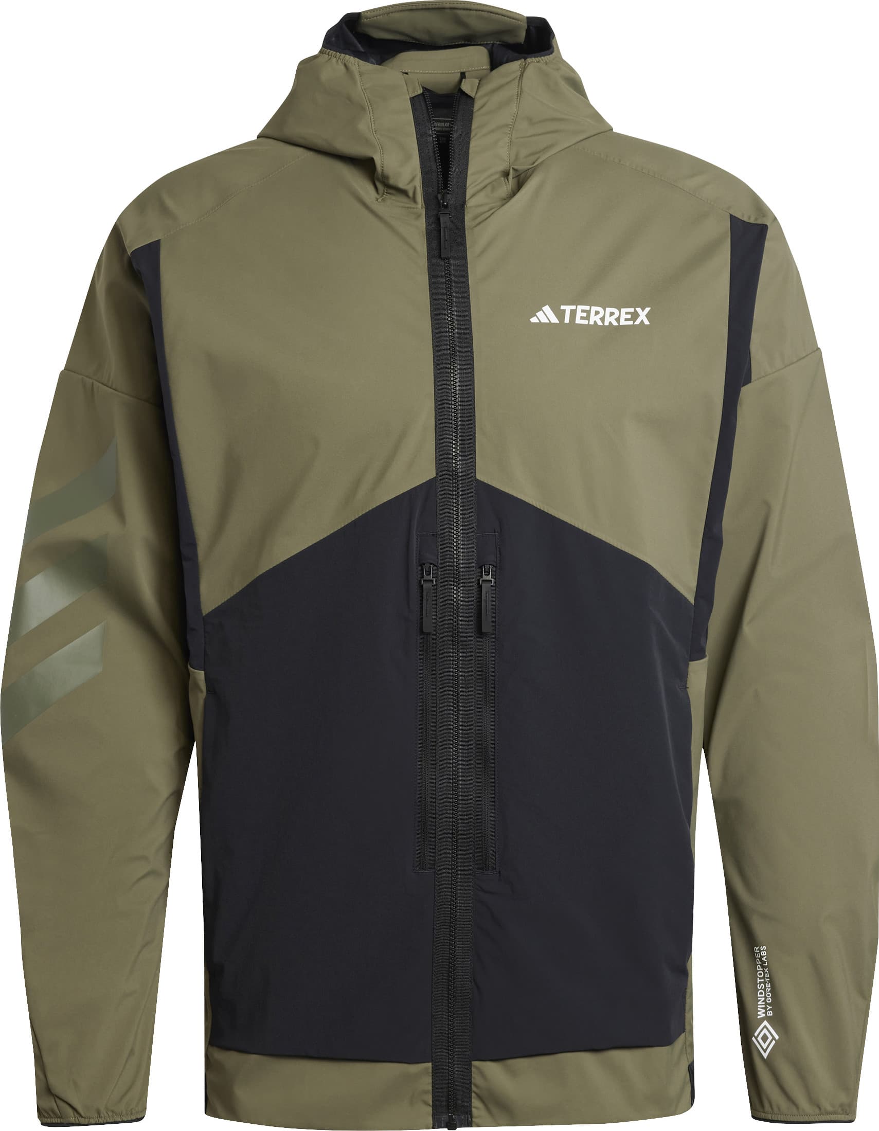Adidas Men's Terrex Xperior 2L Lined RAIN.RDY Anorak Olistr/Black