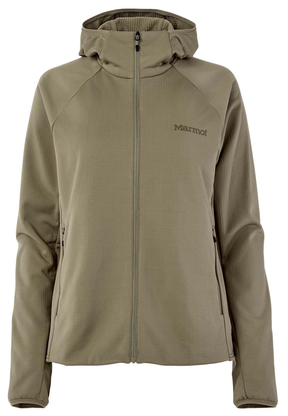 Marmot Women's Lectone Fleece Hoody Grey