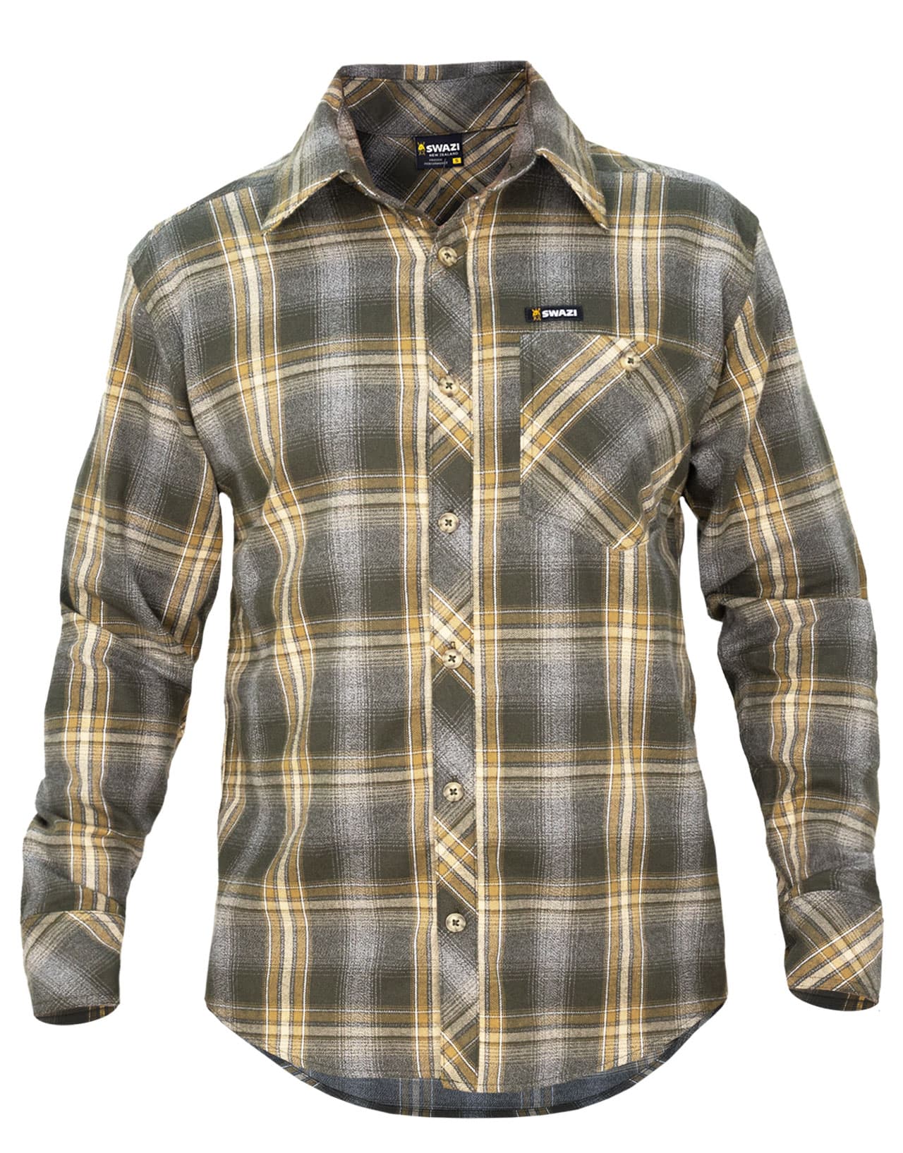 Swazi Men's Grafter Shirt Olive