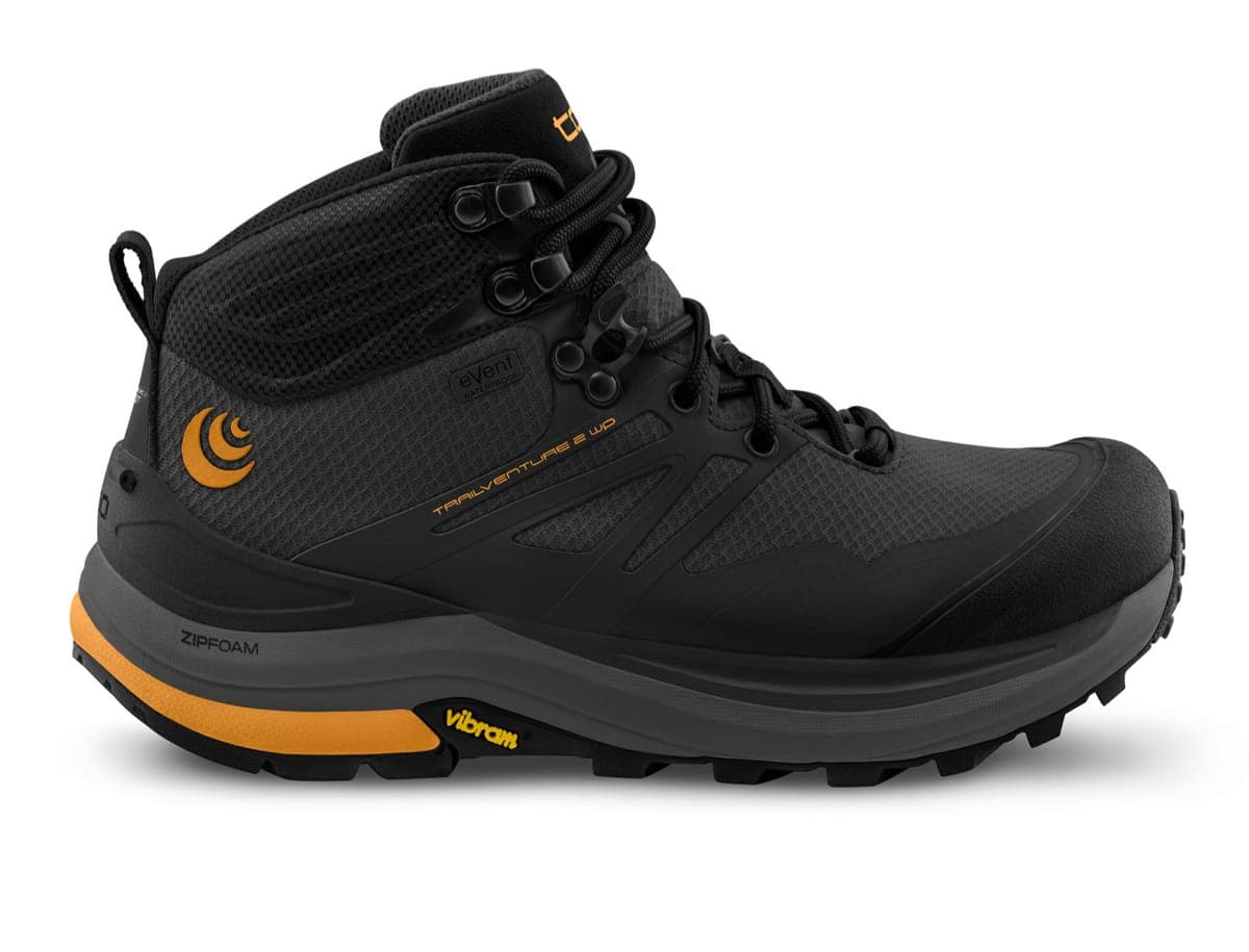 Topo Athletic Men's Trailventure 2 Waterproof Charcoal / Orange