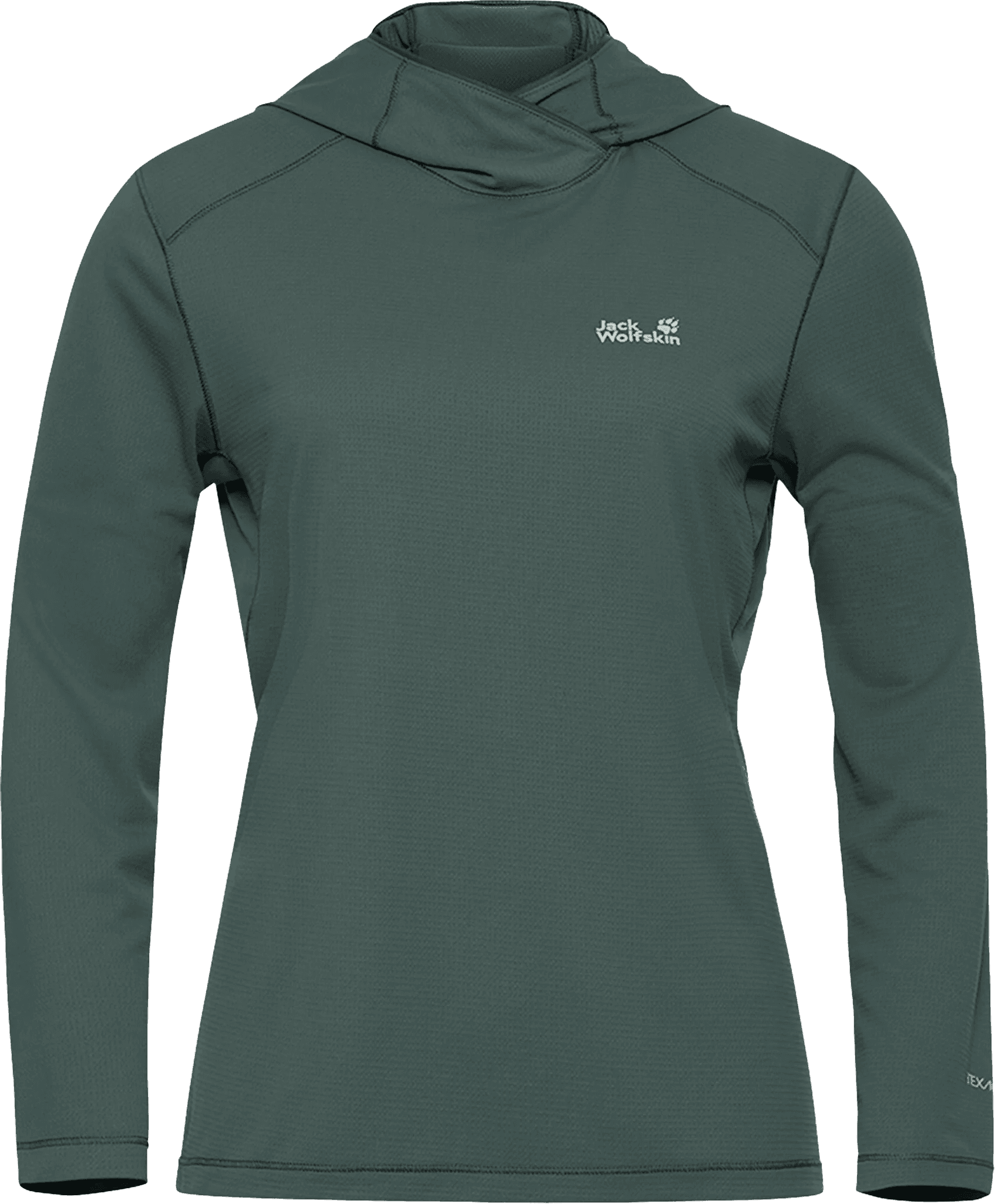 Jack Wolfskin Women's Prelight Suncool Hoody Sago Palm