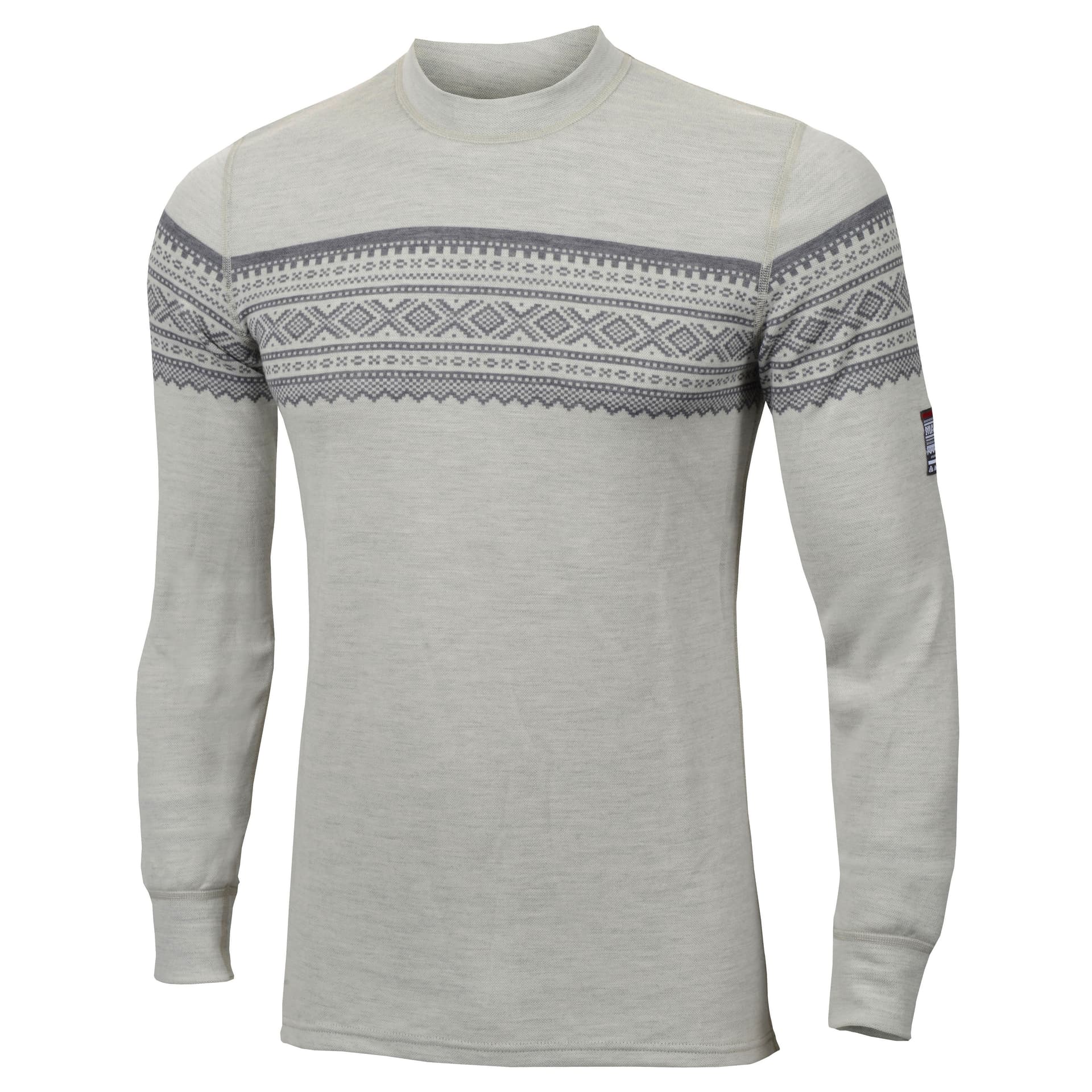 Aclima Aclima DesignWool Marius Crew Neck Man Gråfjell