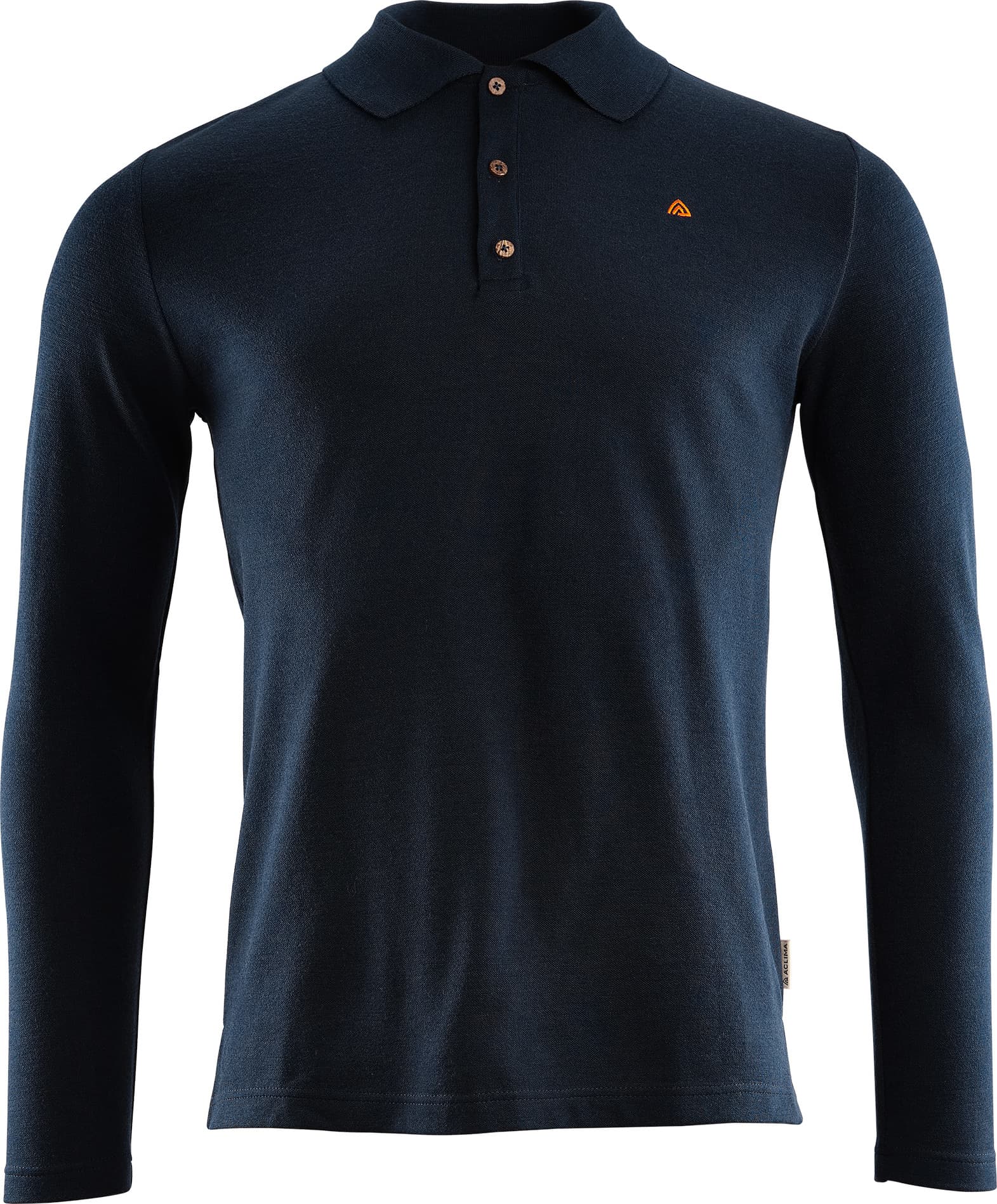 Aclima Aclima Men's LeisureWool Pique Shirt Long Sleeve Navy Blazer