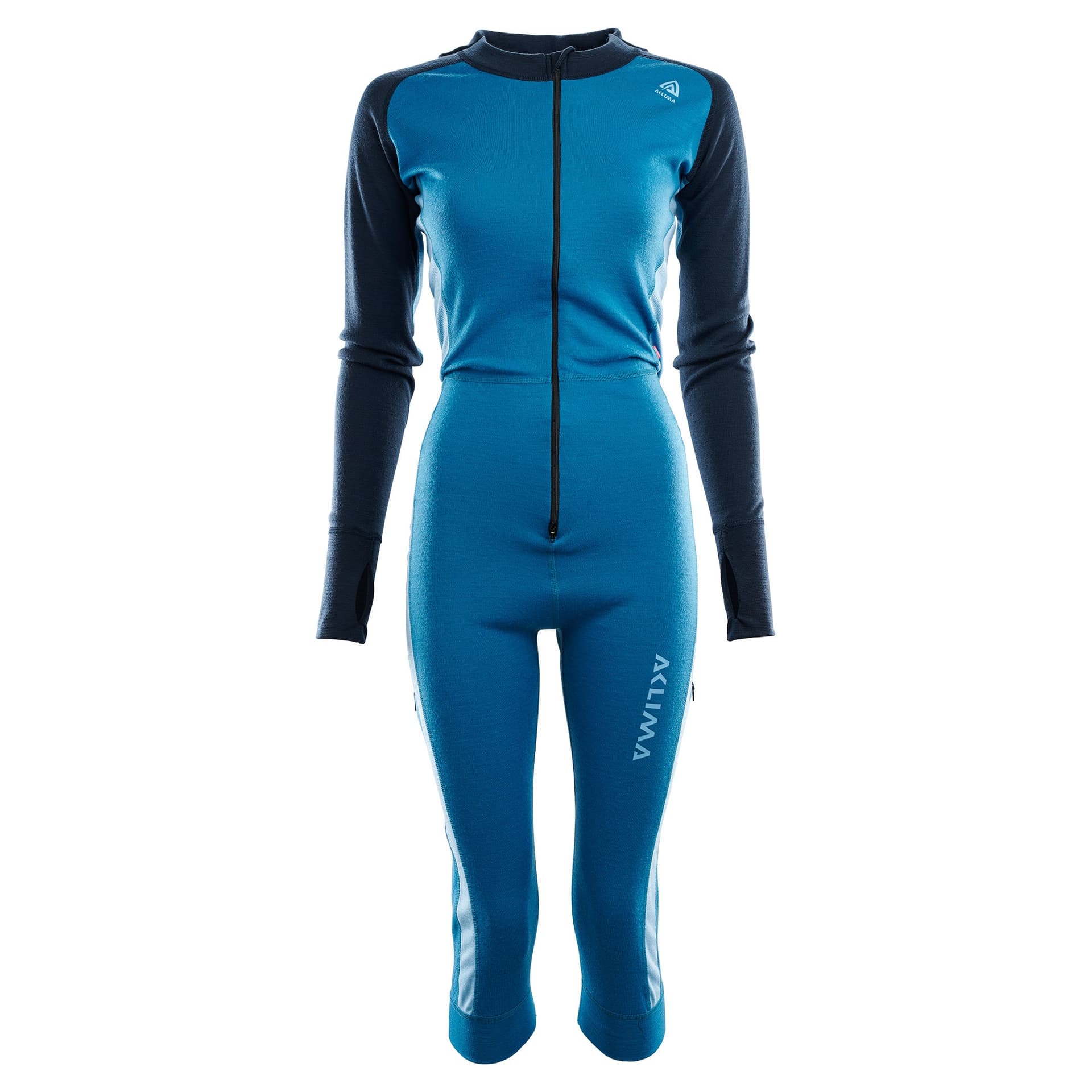 Aclima Aclima Women's WarmWool Overall 3/4 Blue Sapphire(Navy Blazer/Azu.