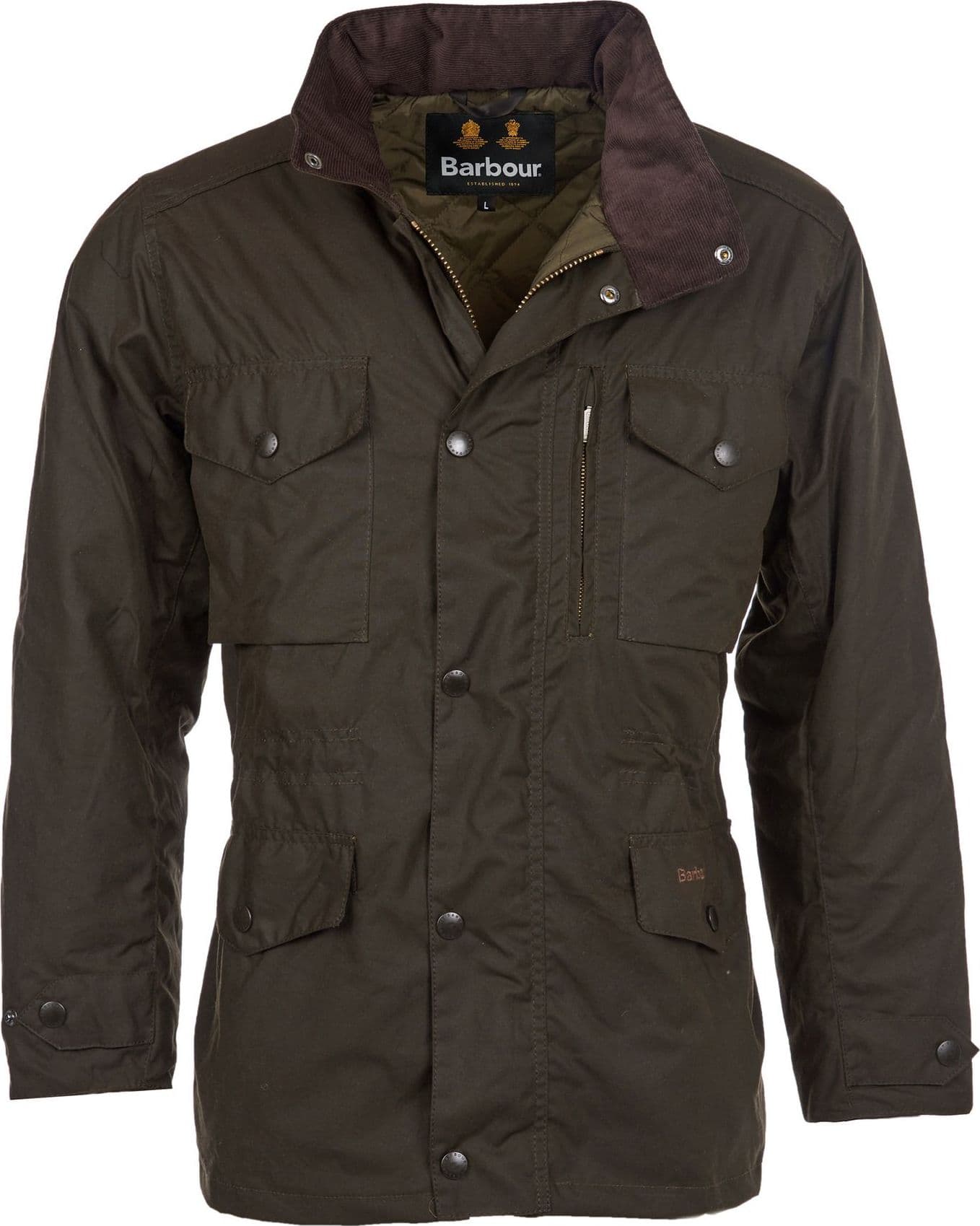 Barbour Barbour Men's Barbour Sapper Wax Jacket Olive