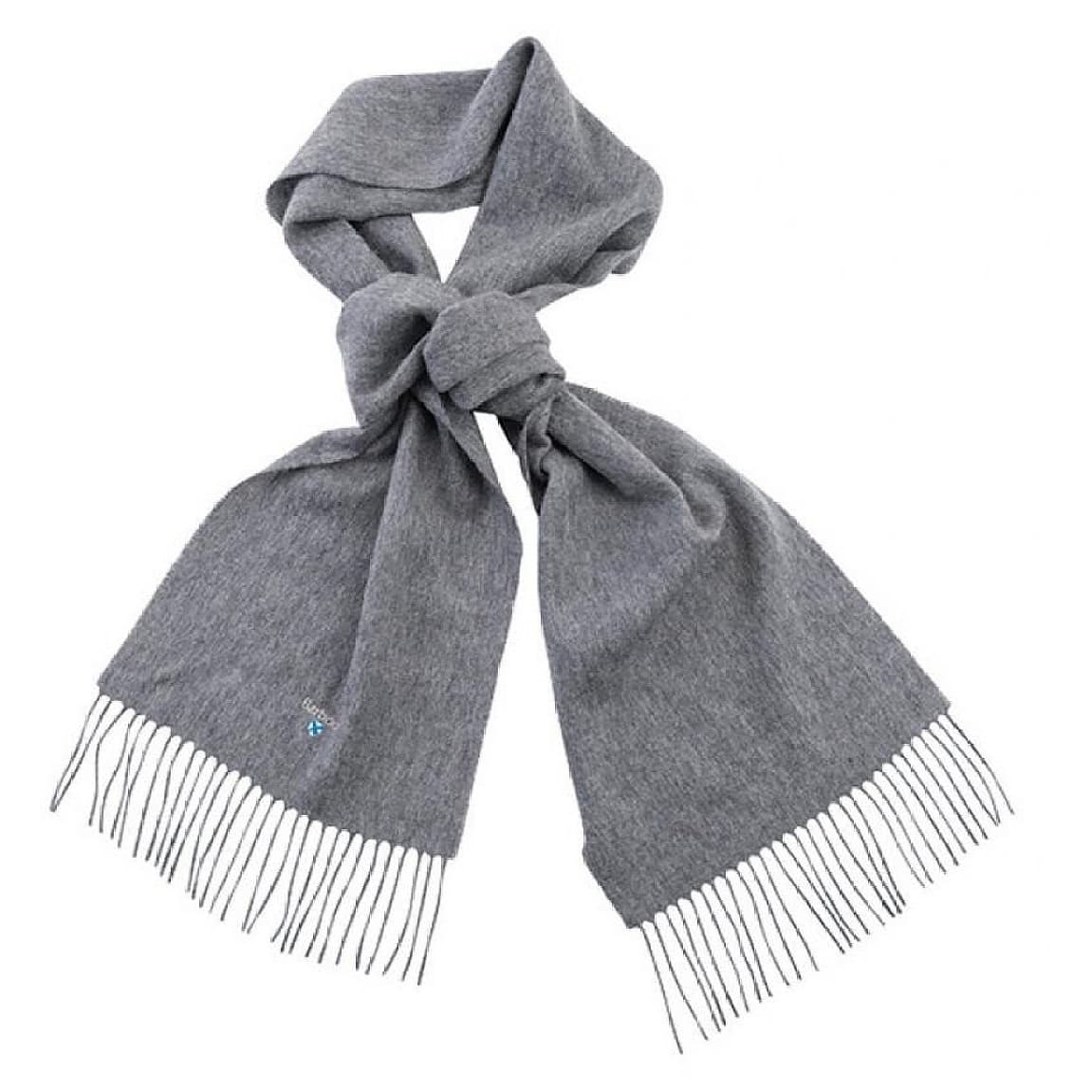 Barbour Barbour Unisex Plain Lambswool Scarf Lt Grey Marl