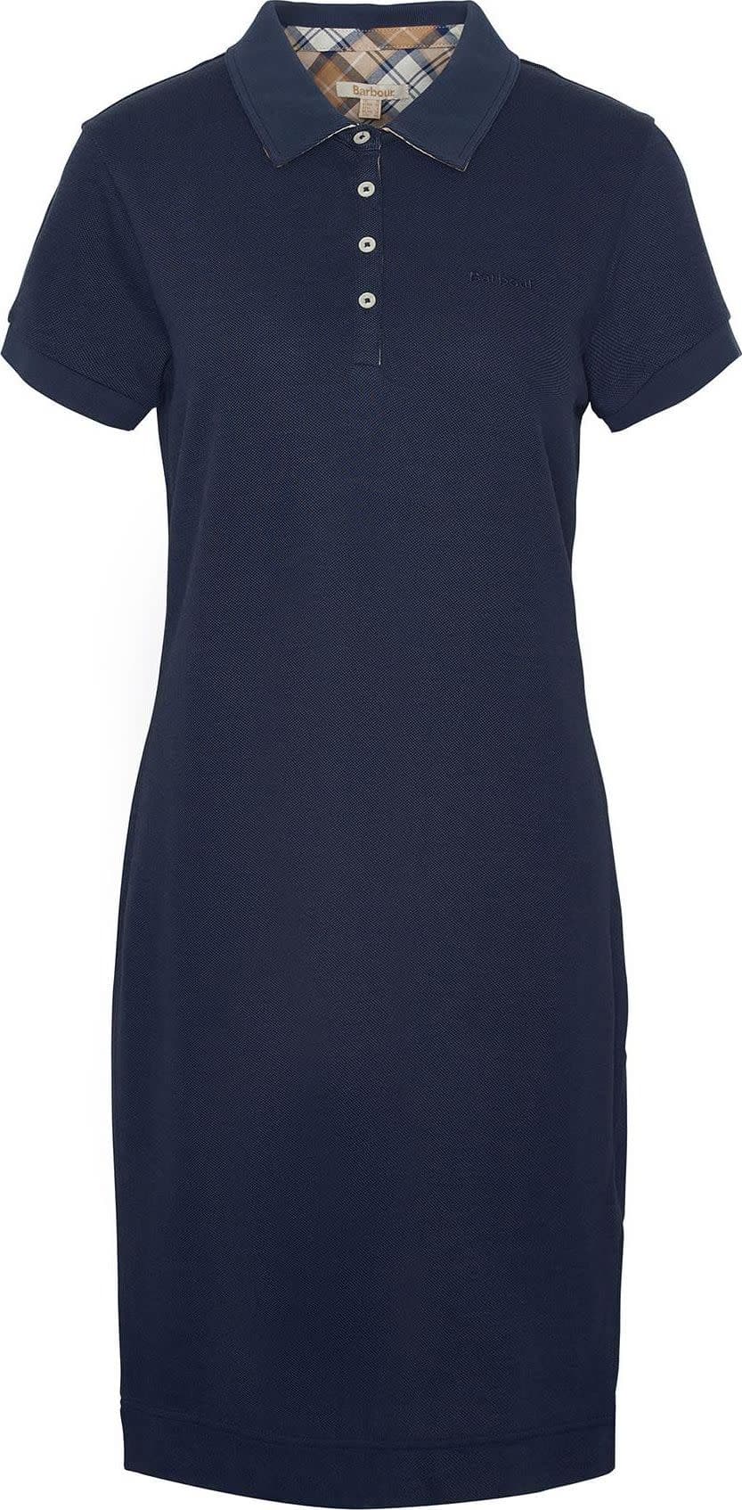 Barbour Barbour Women's Polo Dress Navy/Primrose Hessian