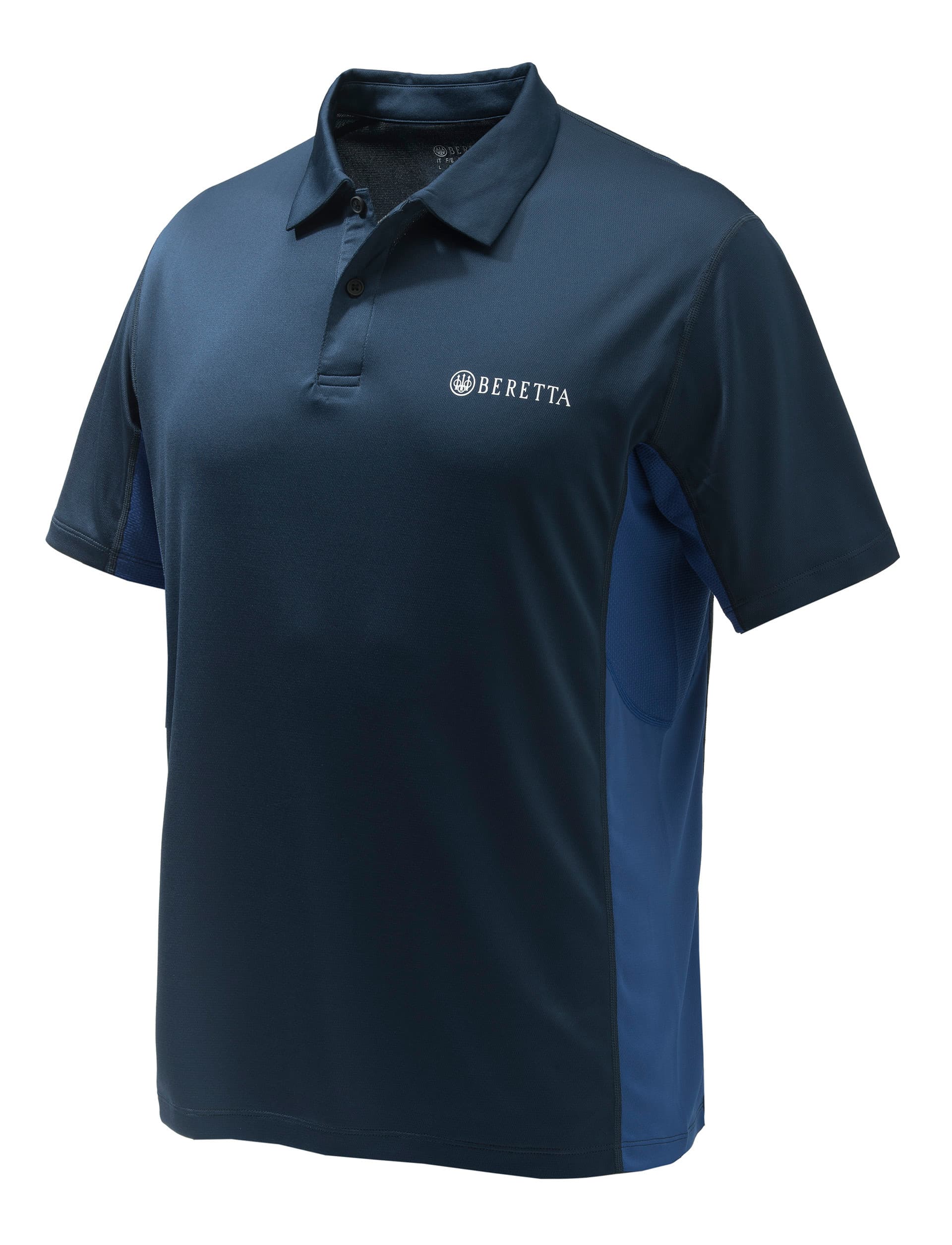 Beretta Beretta Unisex Flash Tech Polo Blue Total Eclipse