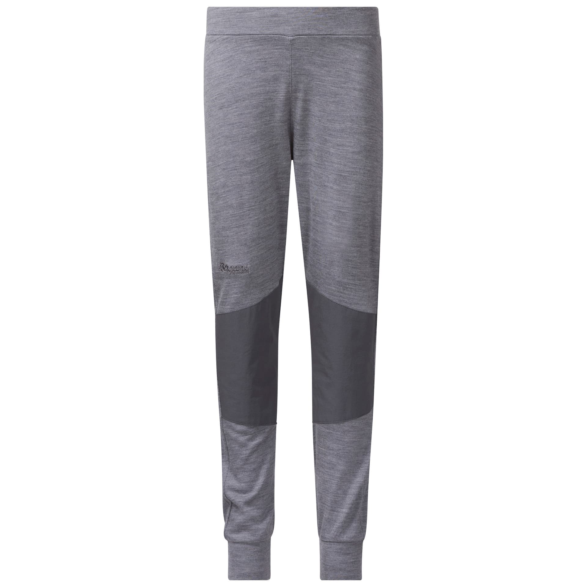 Bergans Bergans Kids' Myske Wool Pant Solid Grey Melange/Solid Dark Grey