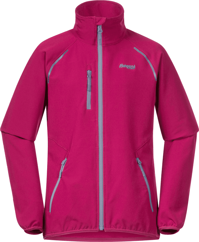 Bergans Girls' Sjoa Light Softshell Jacket Fandango Purple