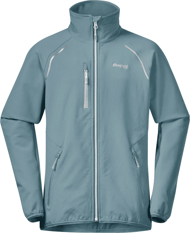 Bergans Kids' Sjoa Light Softshell Jacket Smoke Blue