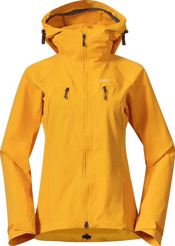 Bergans Women's Tind Softshell Jacket Marigold Yellow
