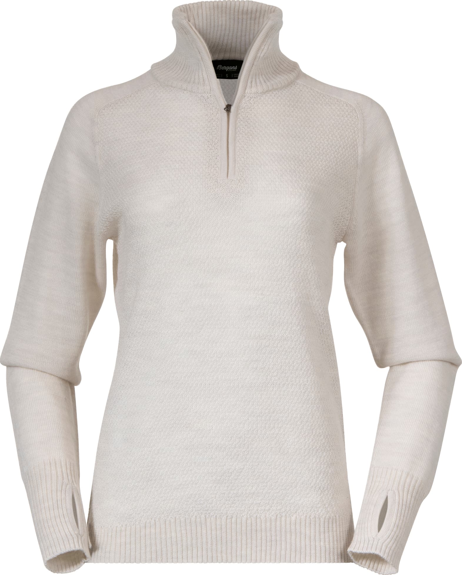 Bergans Women's Ulriken Light Merino Jumper Vanilla White