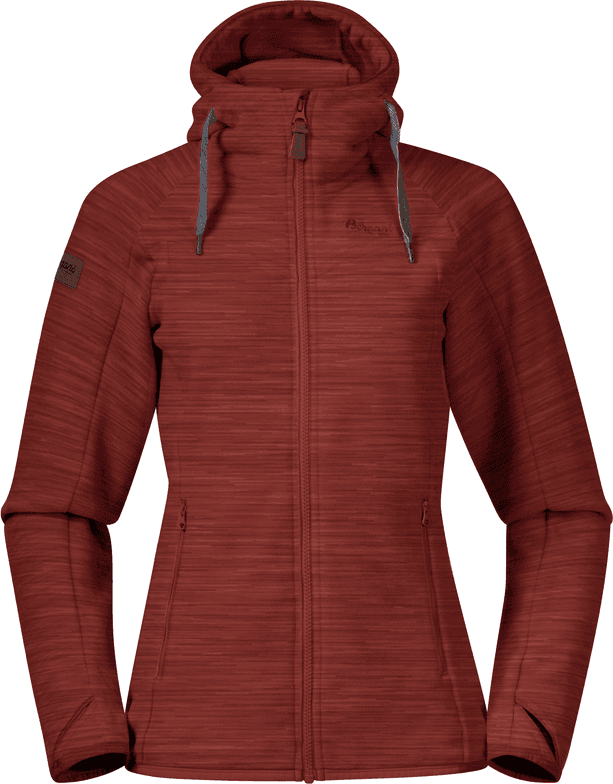 Bergans Bergans Women's Hareid Fleece Jacket Chianti Red