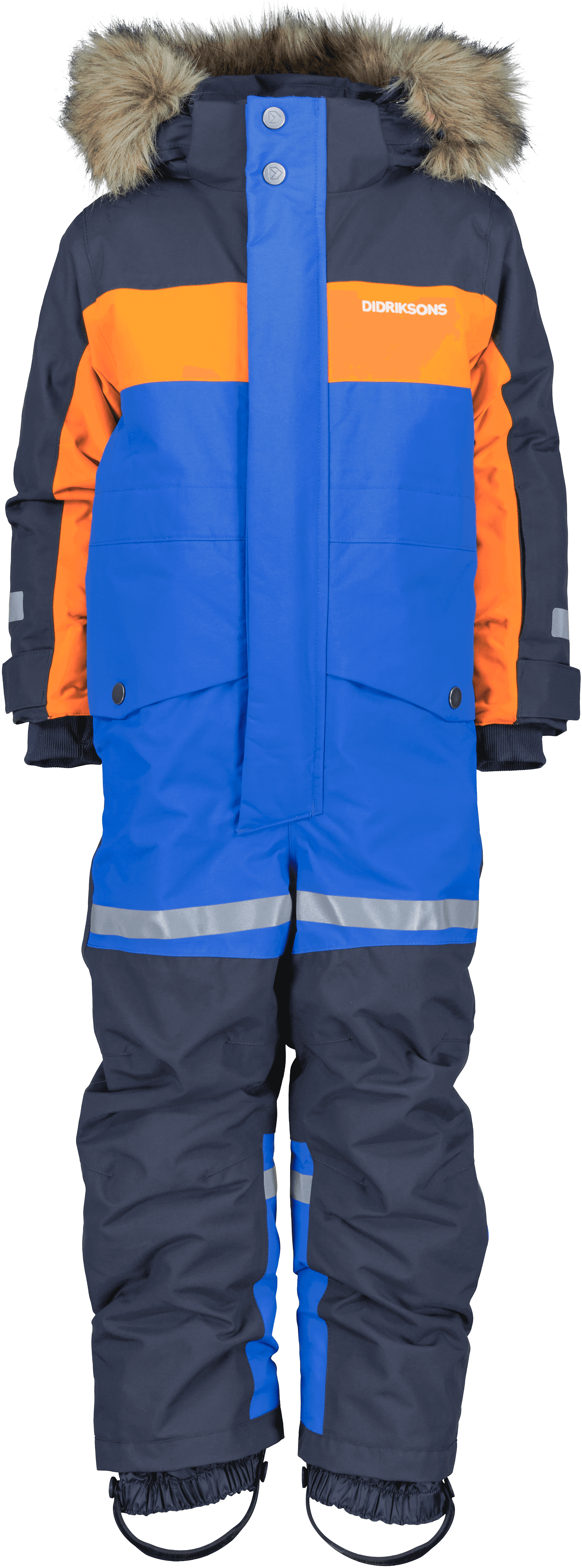 Didriksons Kids' Bjärven Coverall 3 Caribbean Blue