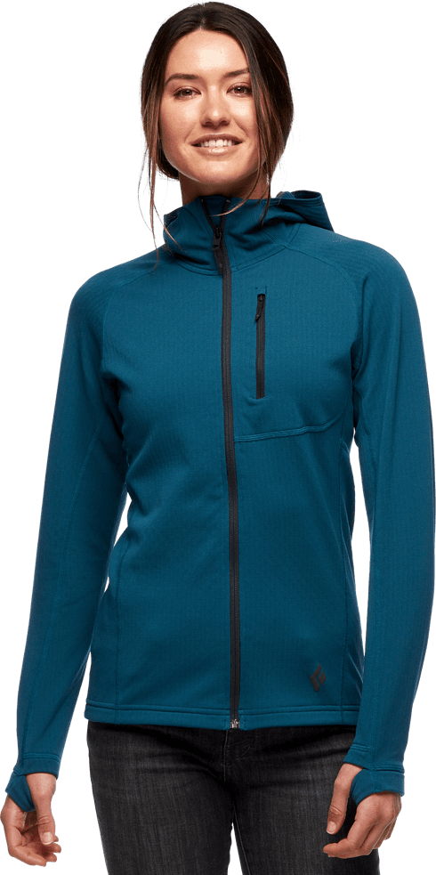 Black Diamond Women's Coefficient Fleece Hoody Azurite