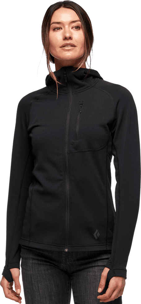Black Diamond Women's Coefficient Fleece Hoody Black