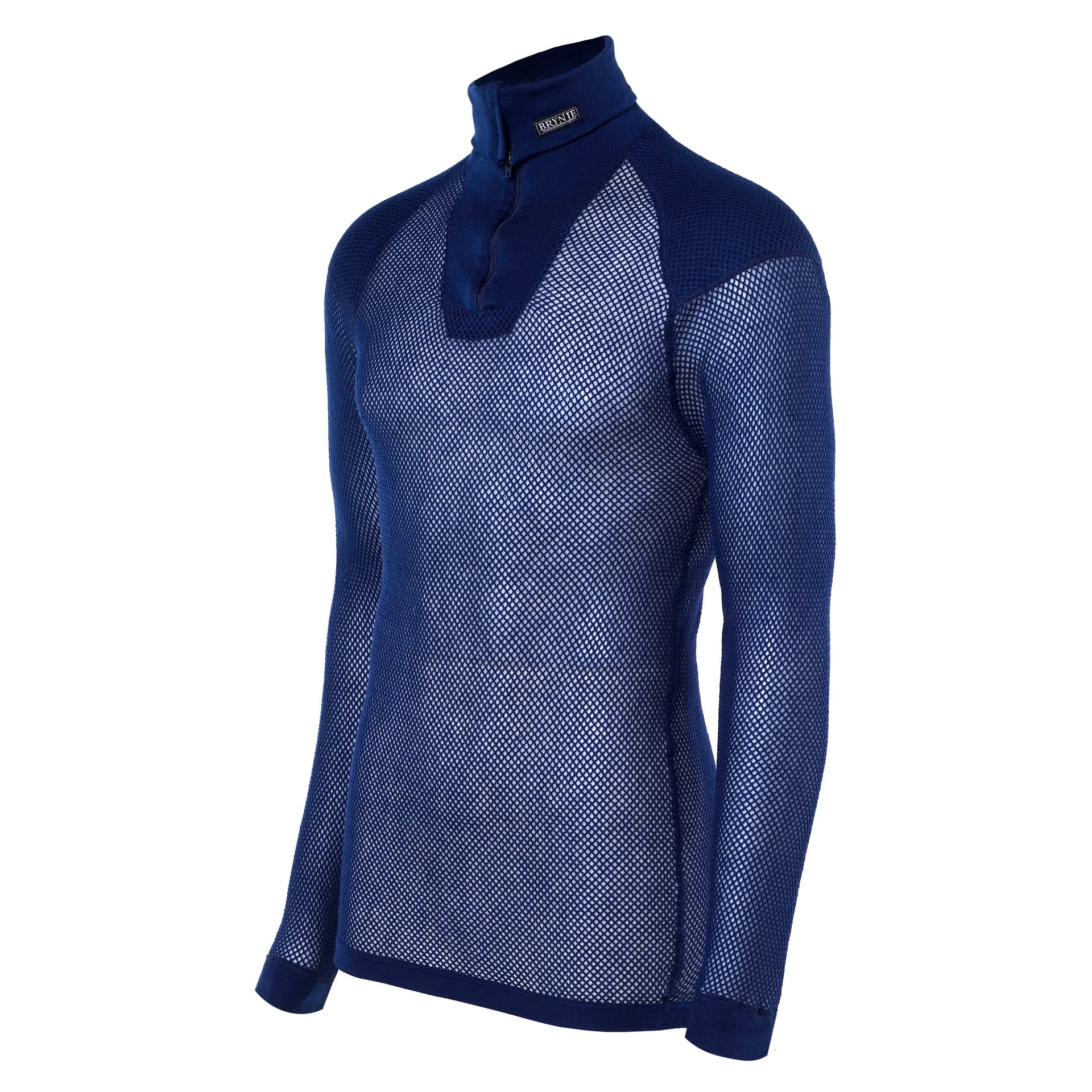 Brynje Brynje Unisex Super Thermo Zip Polo Shirt Navy