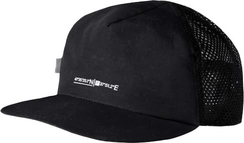 Buff Buff Pack Trucker Cap Solid Black