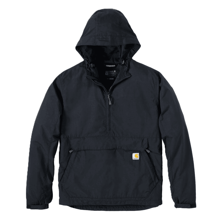 Carhartt Carhartt Men's Rain Defender Loose Fit Lightweight Packable Anorak Black