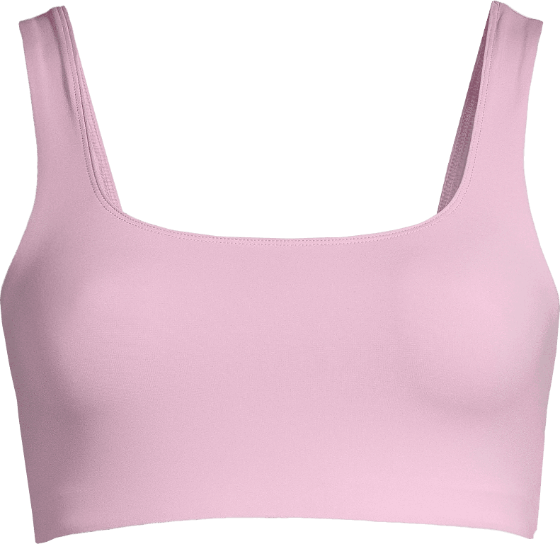Casall Casall Women's Square Neck Bikini Top Clear Pink