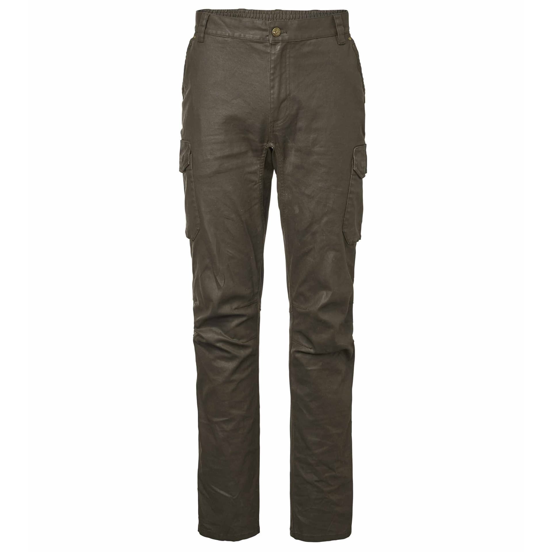 Chevalier Chevalier Men's Vintage Pants Leather Brown