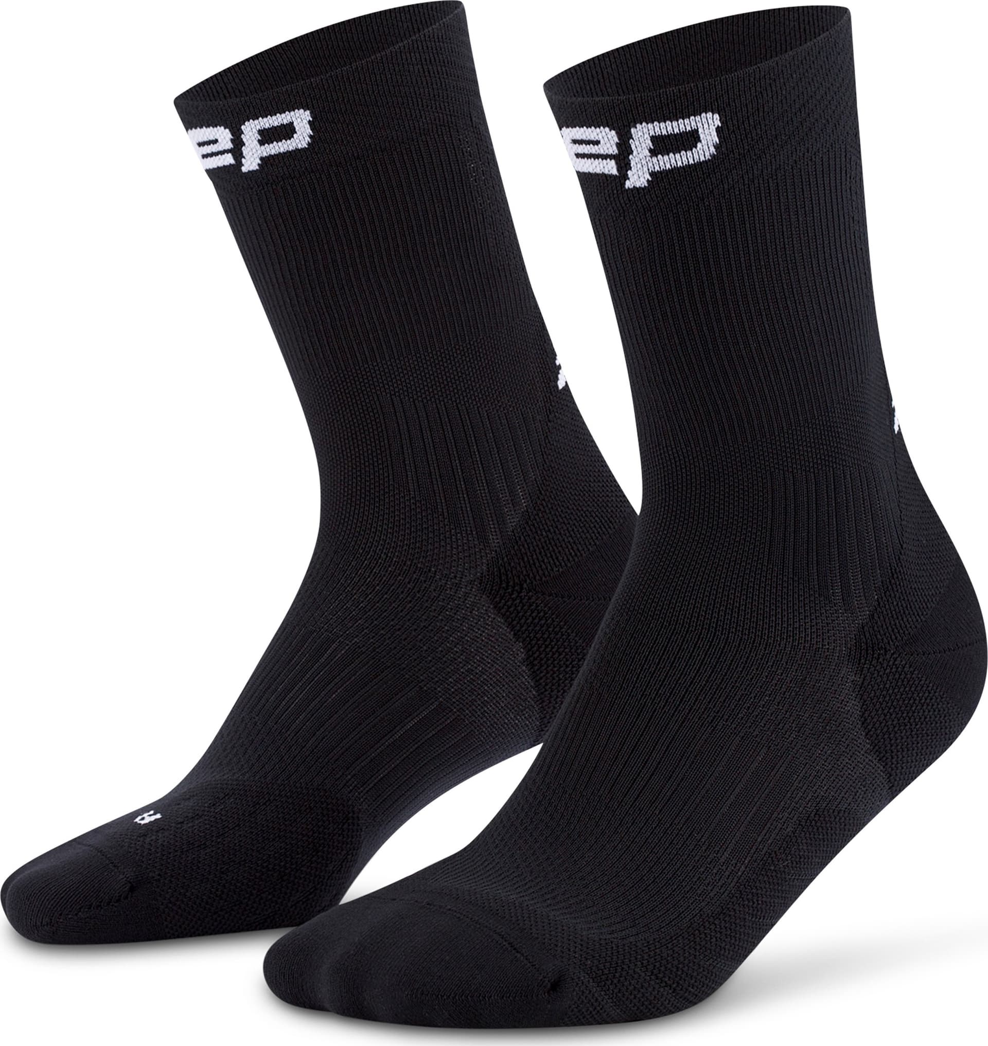 CEP Women's Run Socks Mid Cut 5.0 Black