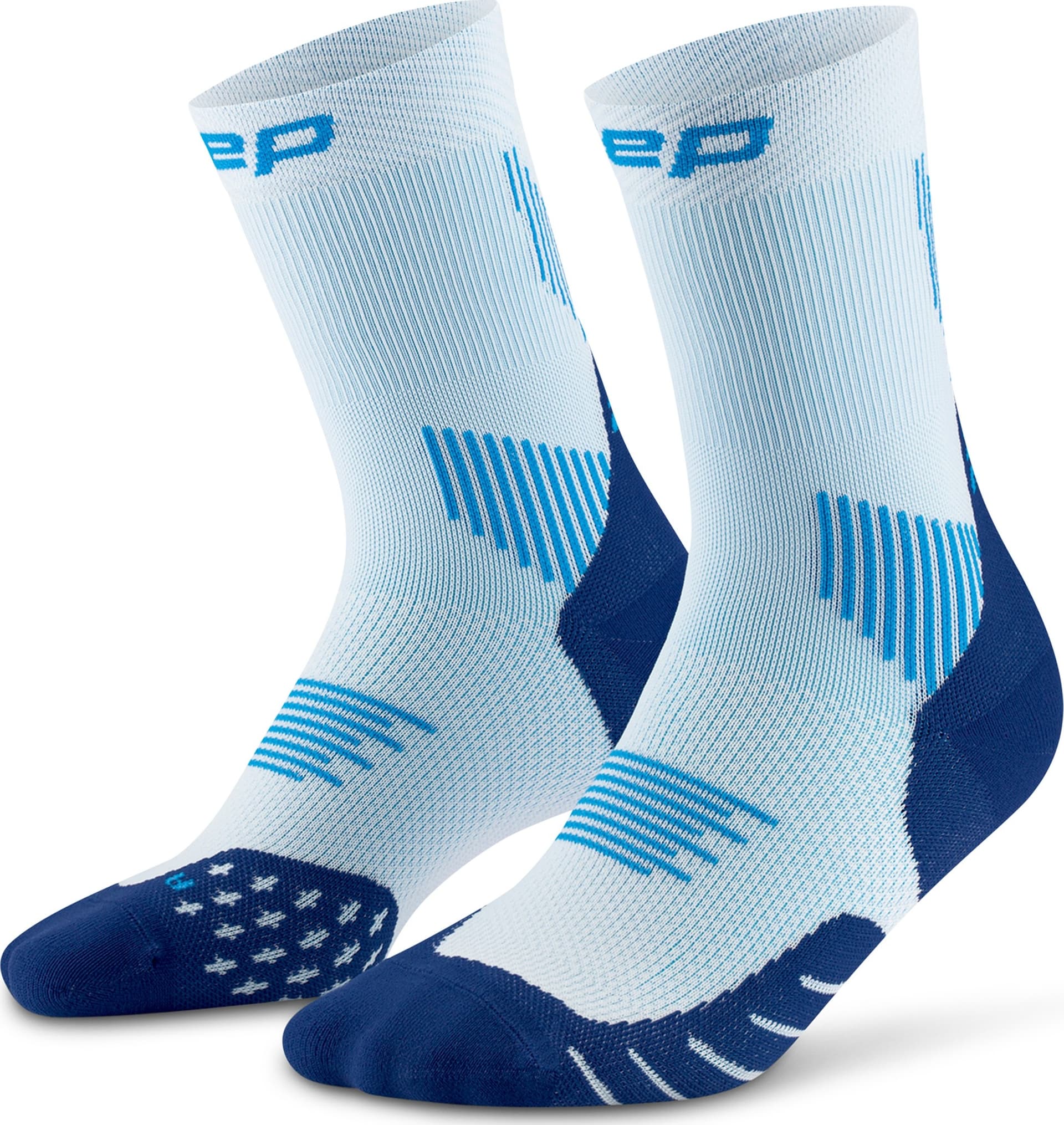 CEP CEP Women's Run Socks Mid Cut 5.0 Ice/blue