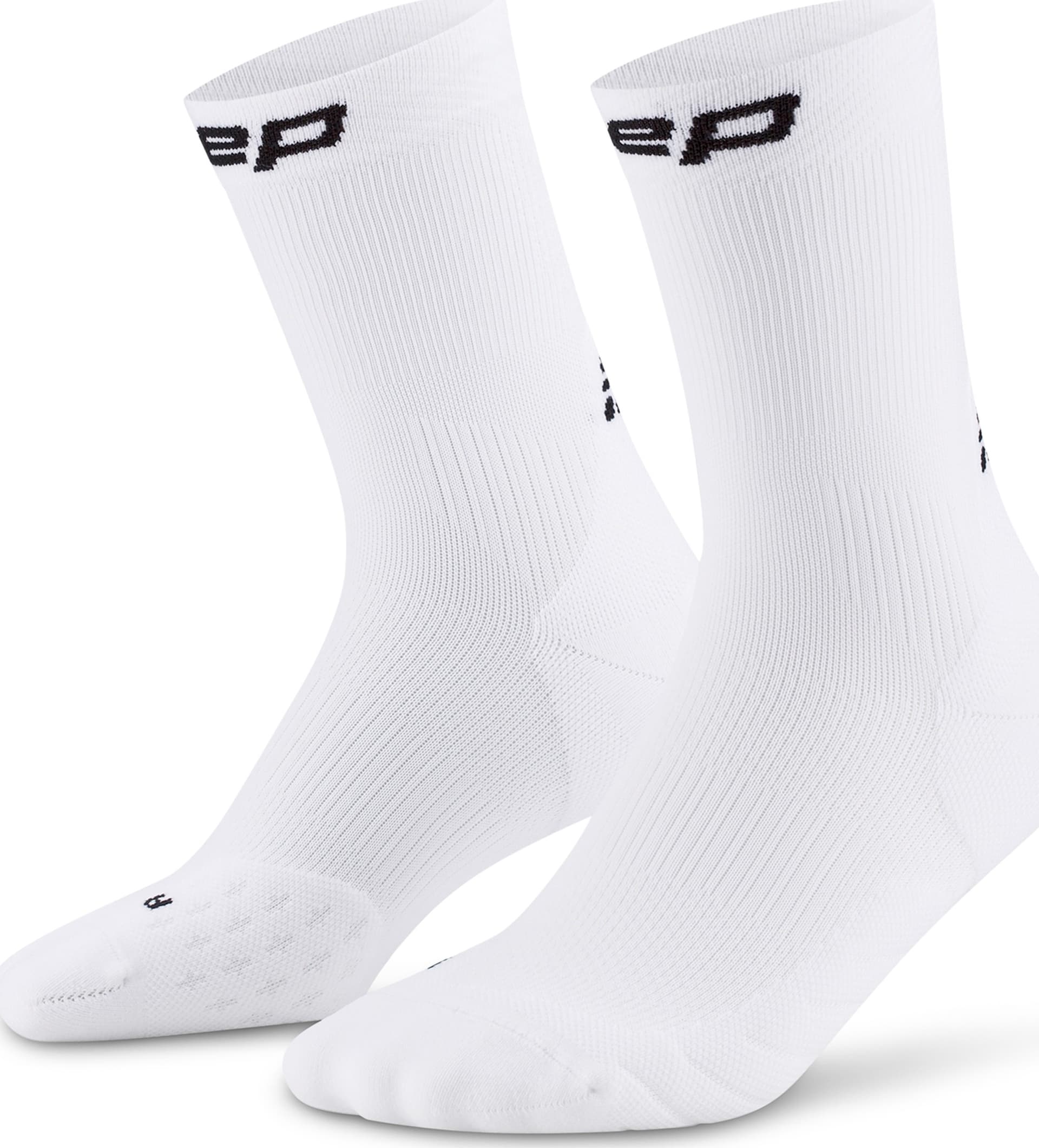 CEP CEP Women's Run Socks Mid Cut 5.0 White