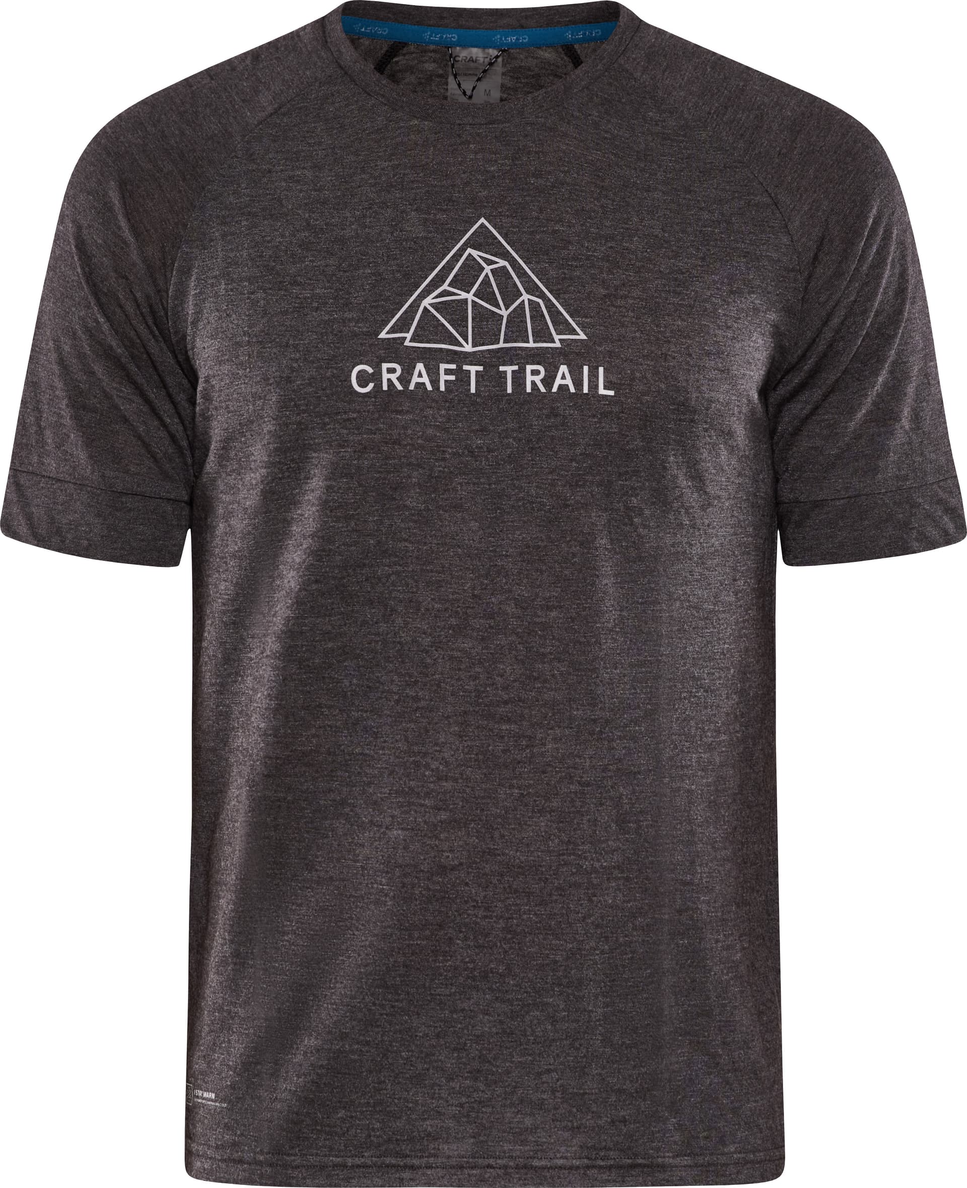 Craft Men's Advance Trail Wool Short Sleeve Tee Black/Melange