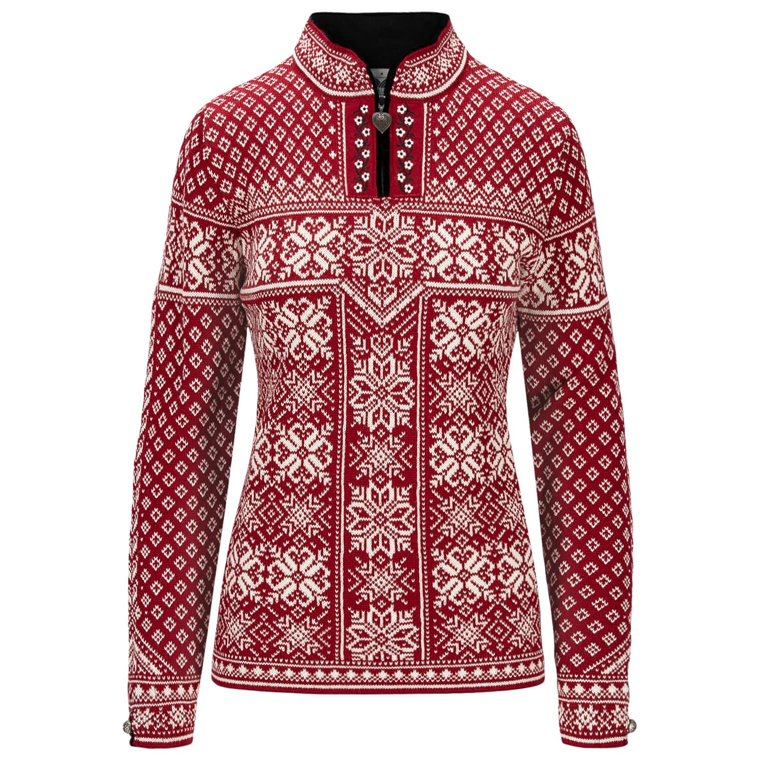 Dale of Norway Dale of Norway Women's Peace Sweater Redrose/Offwhite