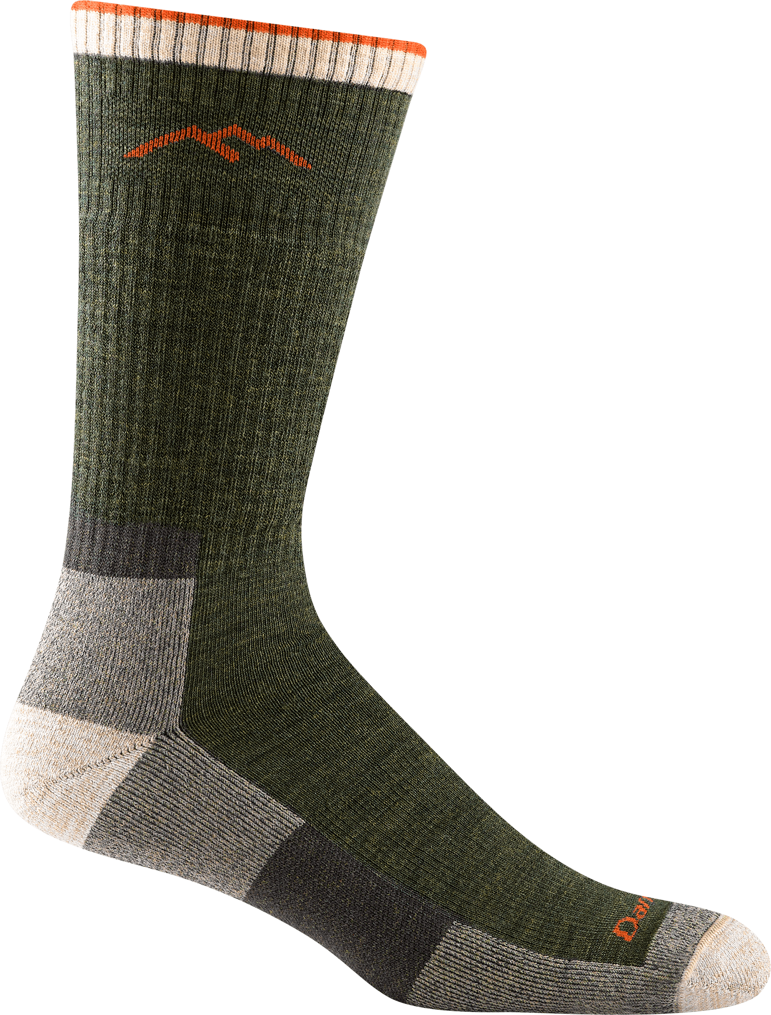 Darn Tough Men's Hiker Boot Sock Cushion Olive