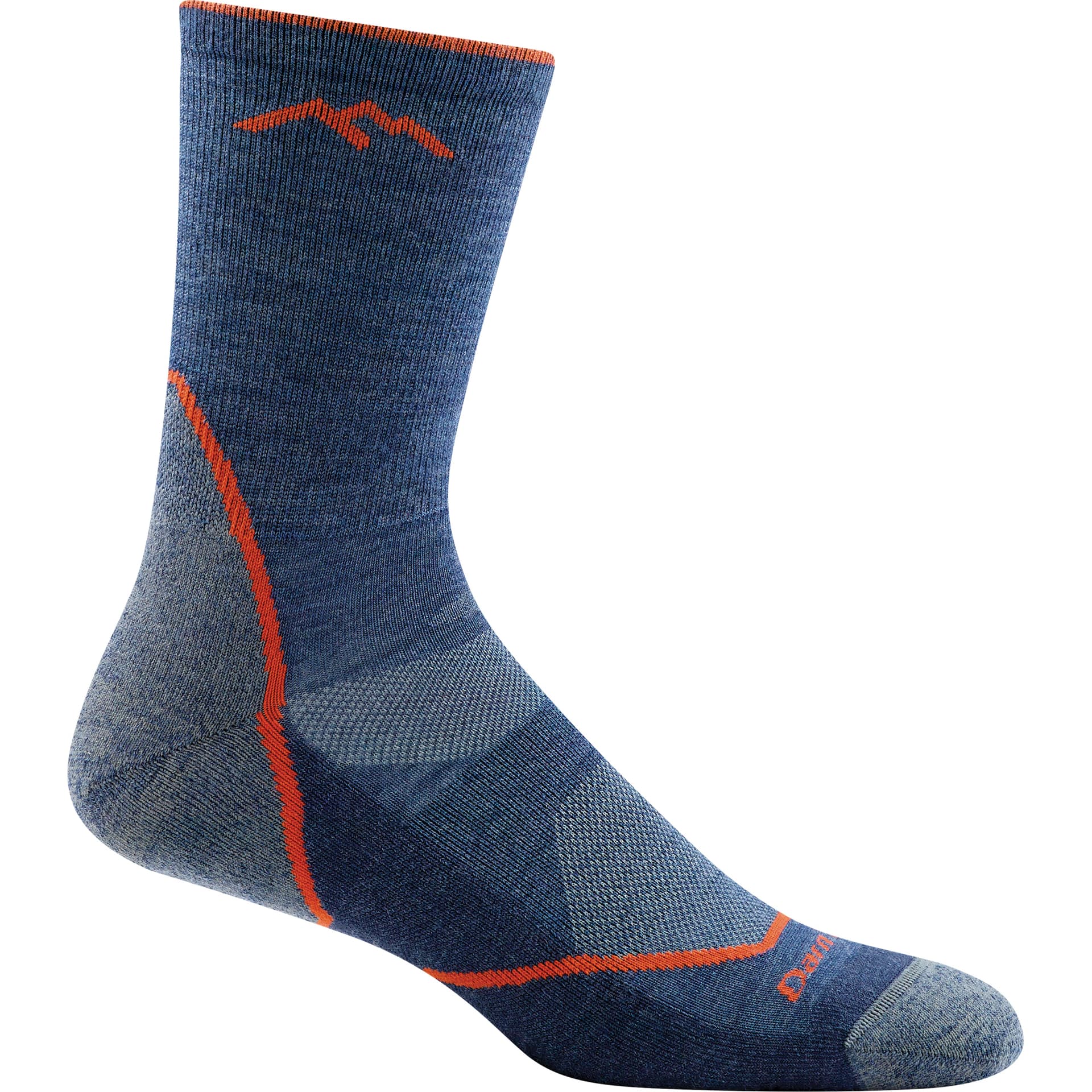 Darn Tough Men's Light Hiker Micro Crew Light Cushion Denim