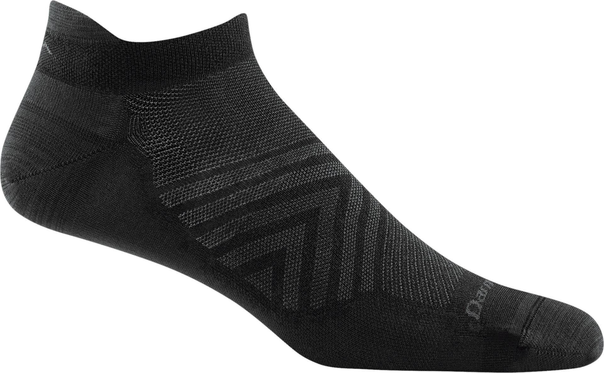 Darn Tough Darn Tough Men's Run No Show Tab Ultra-Lightweight Black