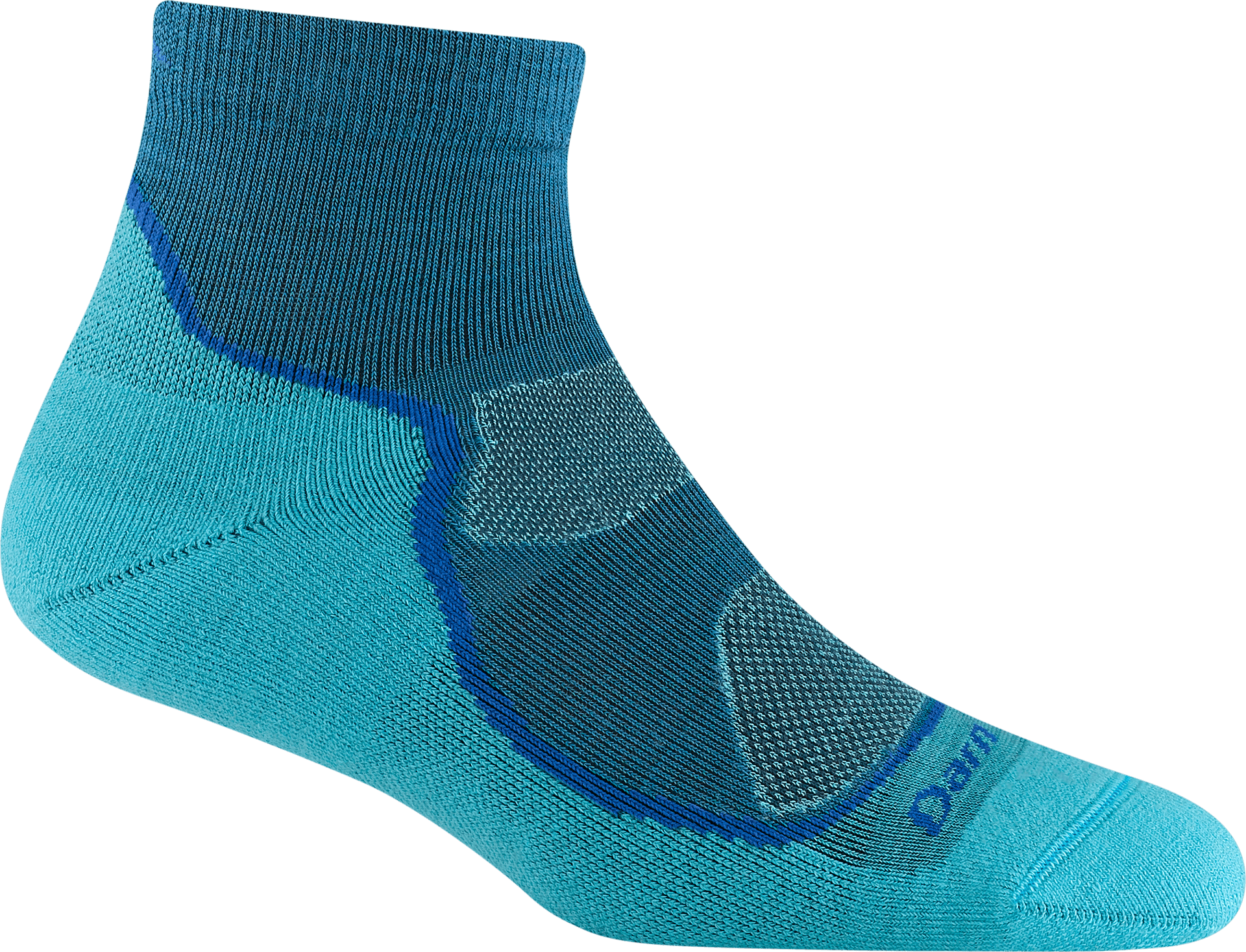 Darn Tough Darn Tough Women's Light Hiker 1/4 Lightweight Hiking Sock Cascade