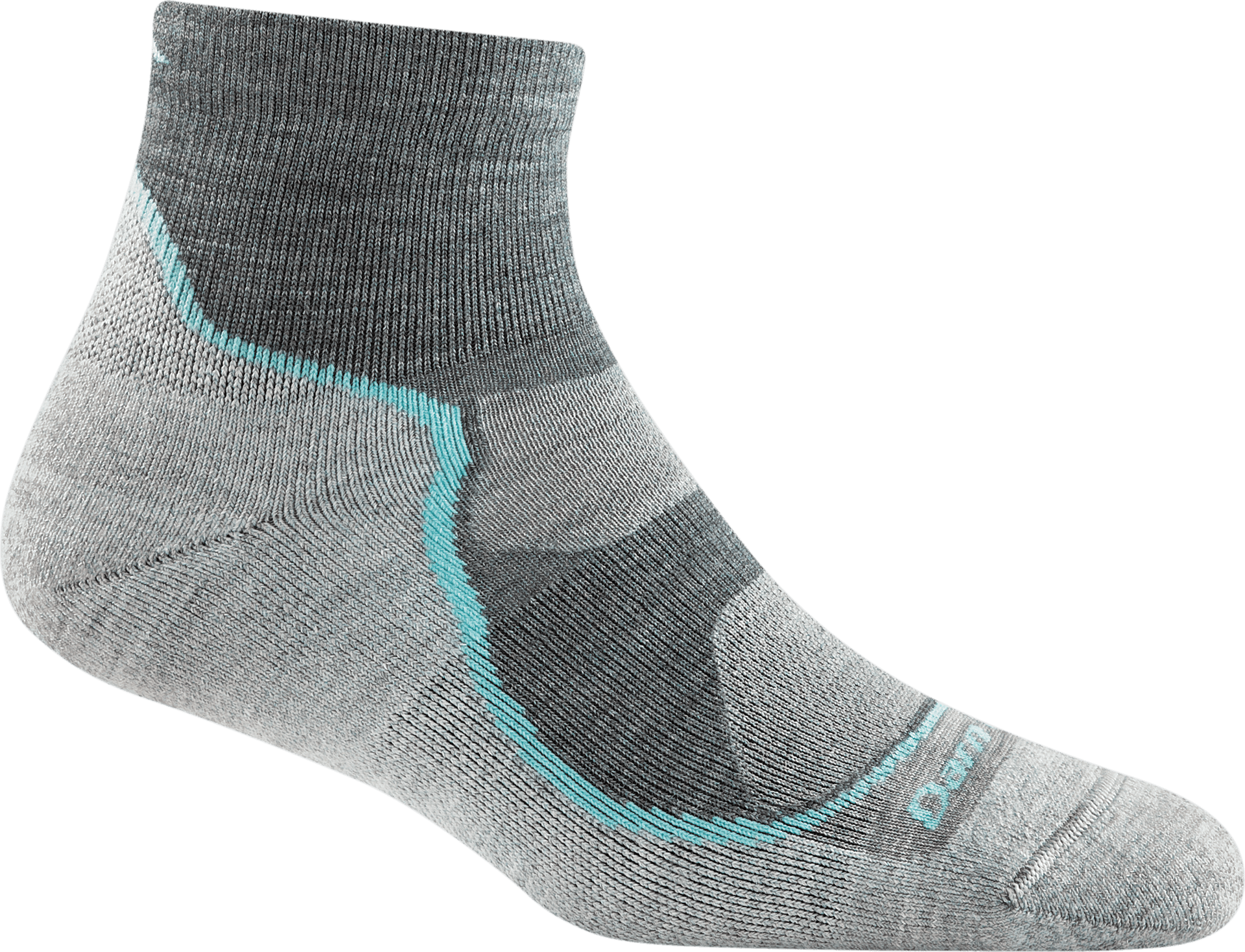 Darn Tough Darn Tough Women's Light Hiker 1/4 Lightweight Hiking Sock Slate