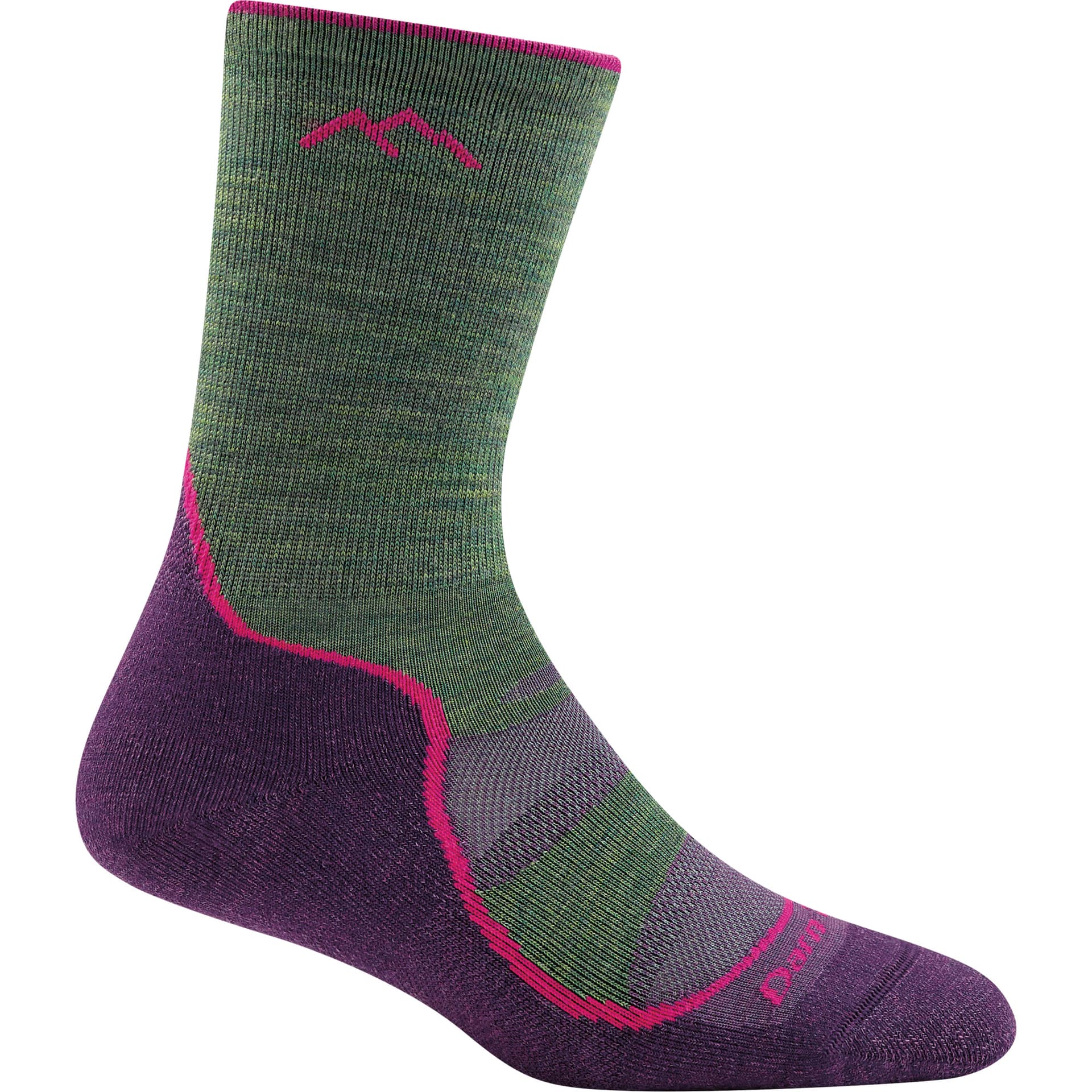 Darn Tough Darn Tough Women's Light Hiker Micro Crew Light Cushion Moss
