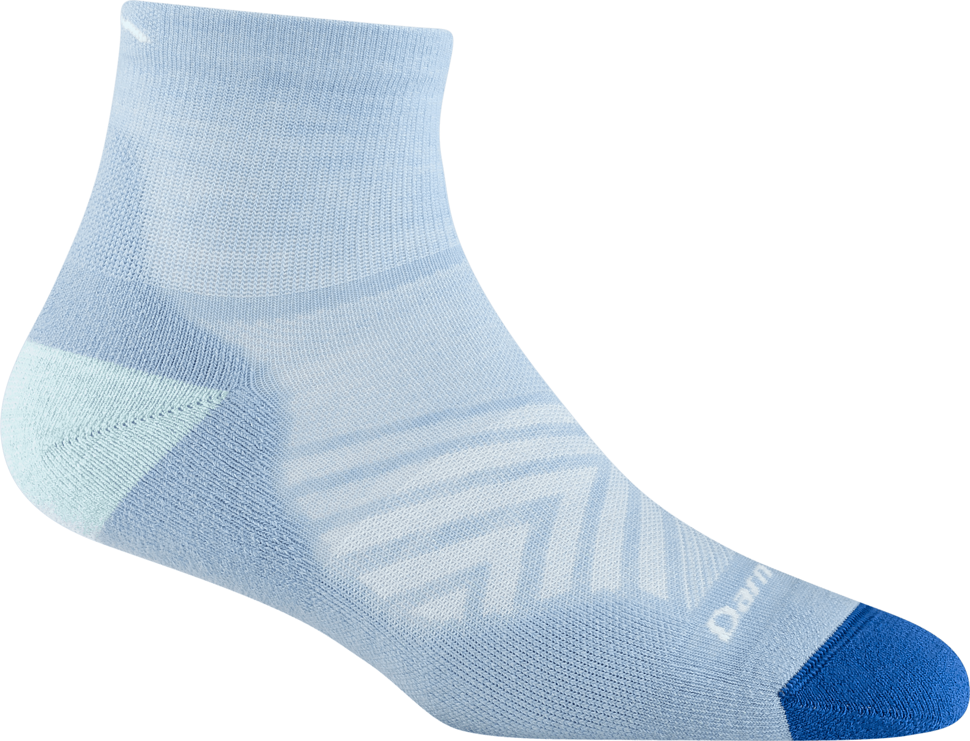 Darn Tough Women's Run 1/4 Ultra-Lightweight Cushion Running Sock Sky