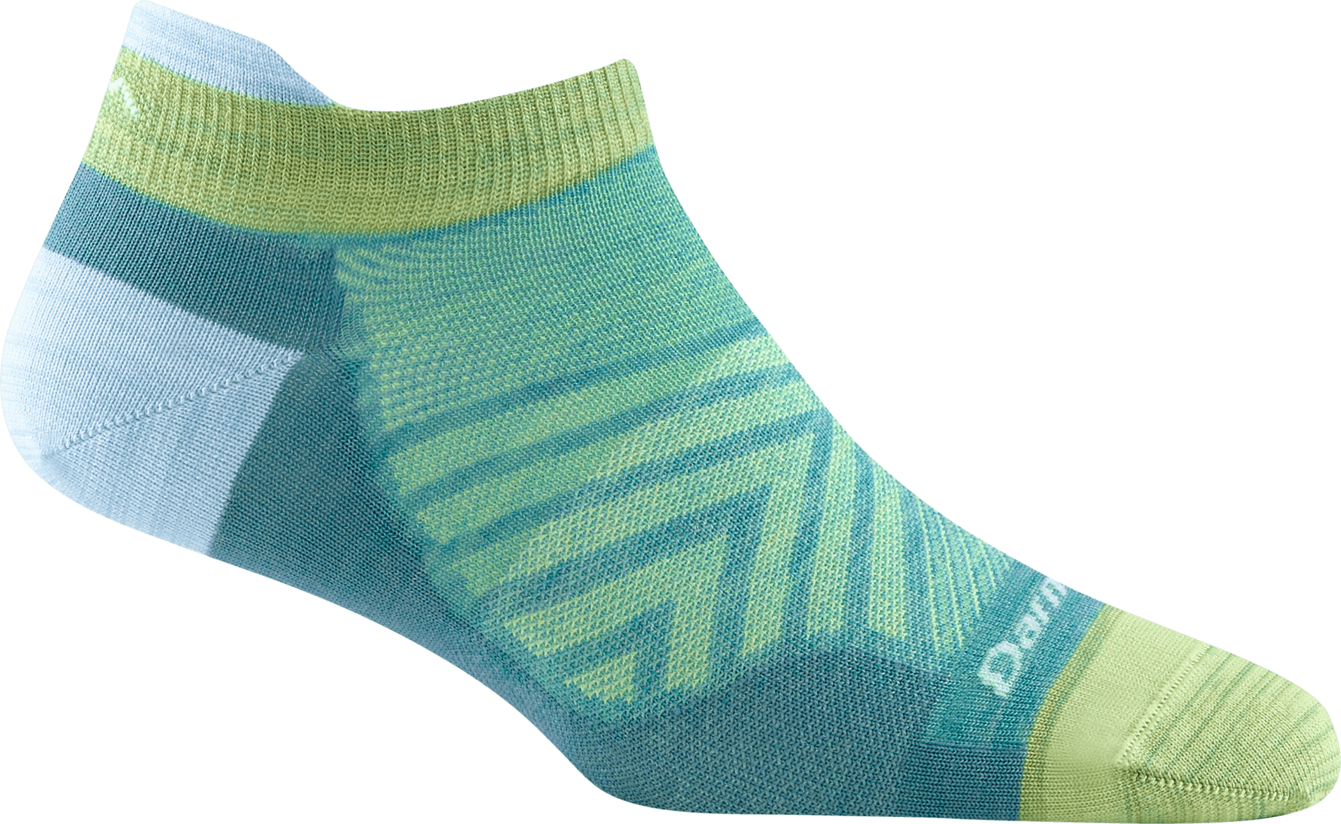 Darn Tough Darn Tough Women's Run No Show Tab Ultra-Lightweight Aqua