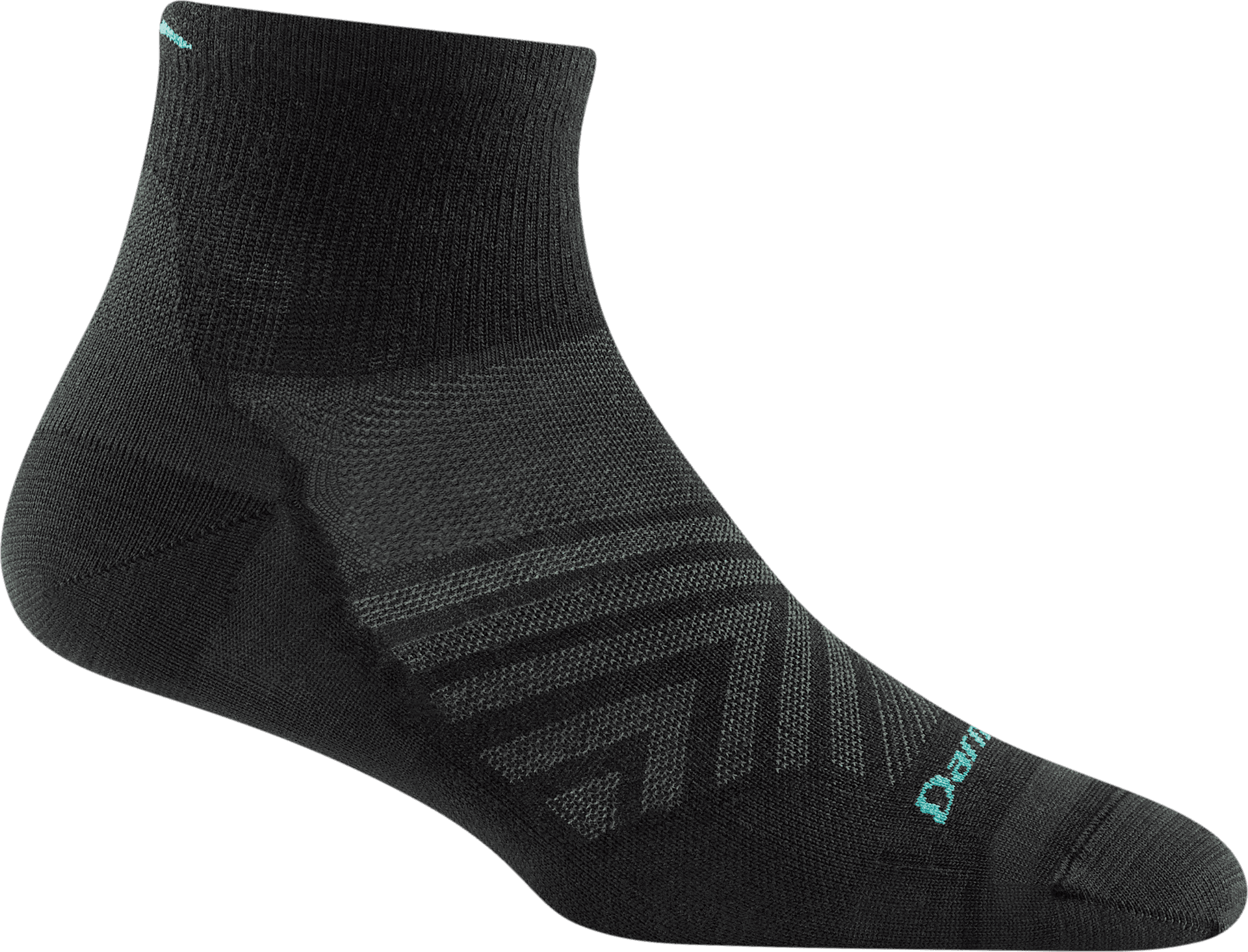 Darn Tough Darn Tough Women's Run Quarter No Cushion Ultra-Lightweight Sock Black