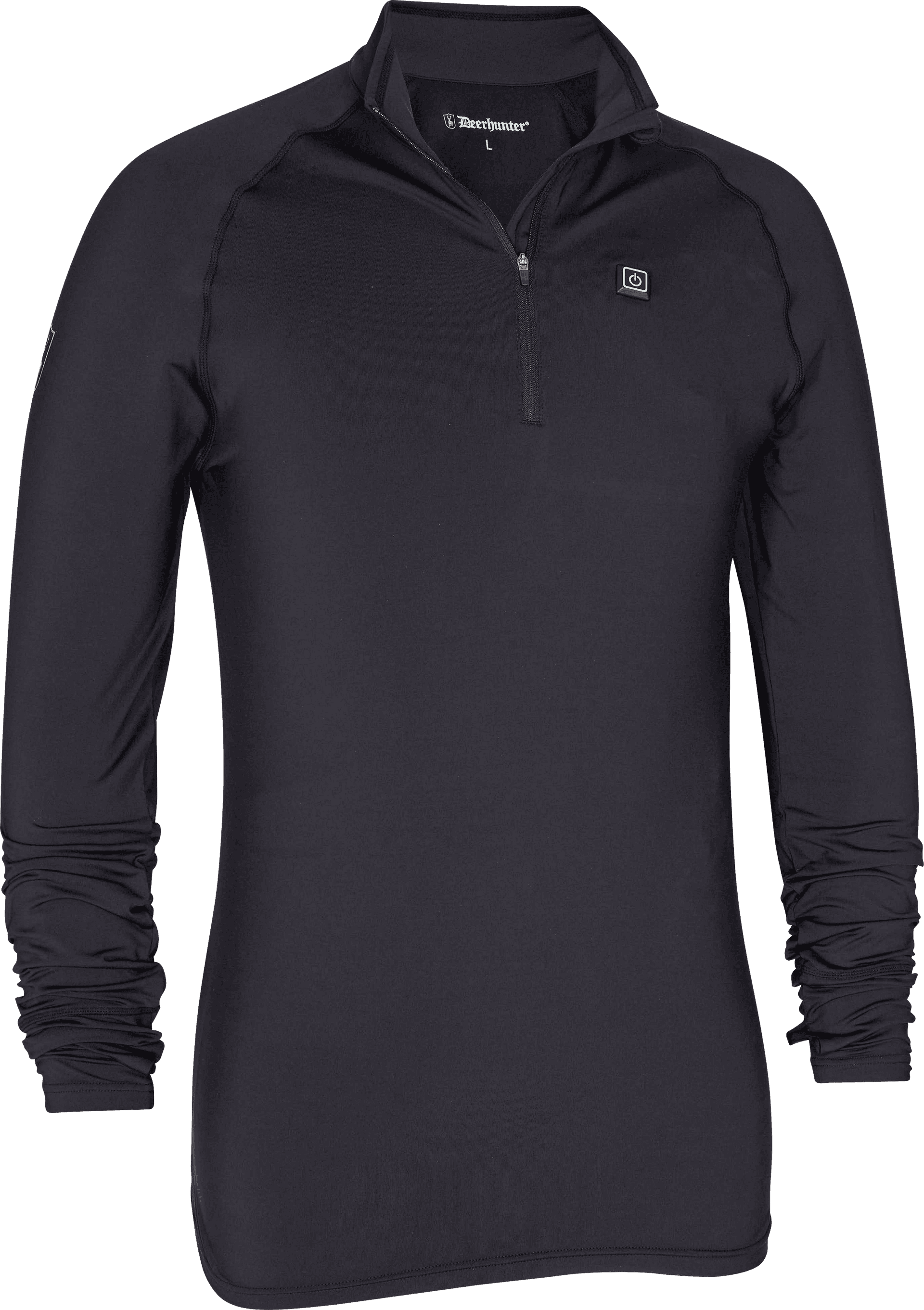 Deerhunter Deerhunter Unisex Heat Undershirt With Zip-Neck Black