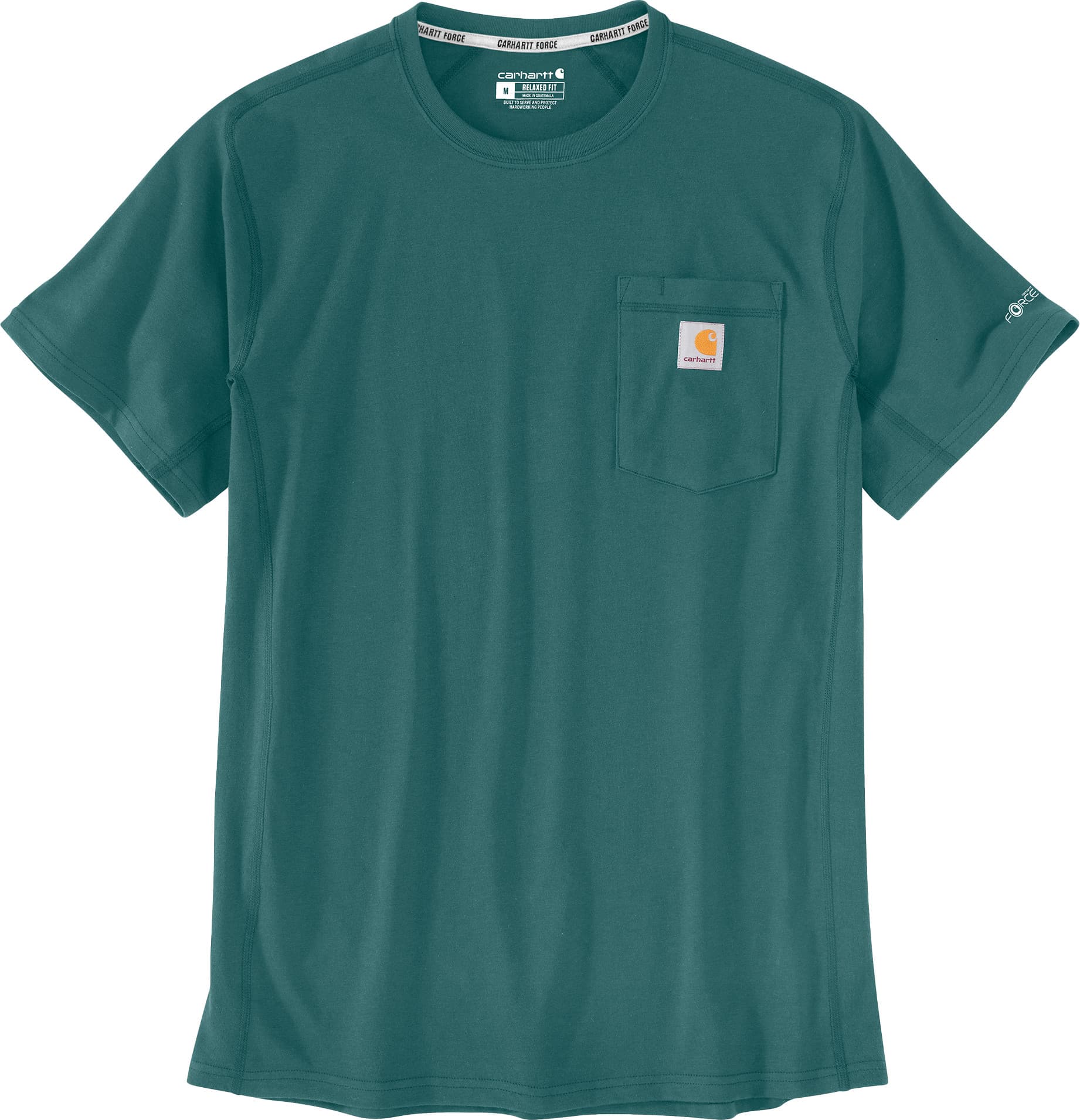 Carhartt Carhartt Men's Carhartt Force Relaxed Fit Midweight Short-Sleeve Pocket T-Shirt Transformative Teal