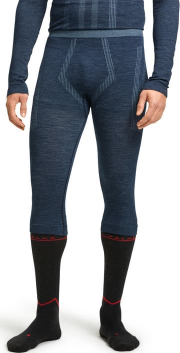 Falke Falke Men's Long Tights Wool-Tech Space Blue