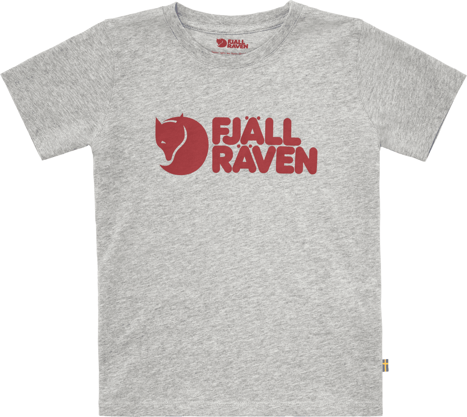 Fjällräven Kids' Fjällräven Logo T-Shirt Grey-Melange