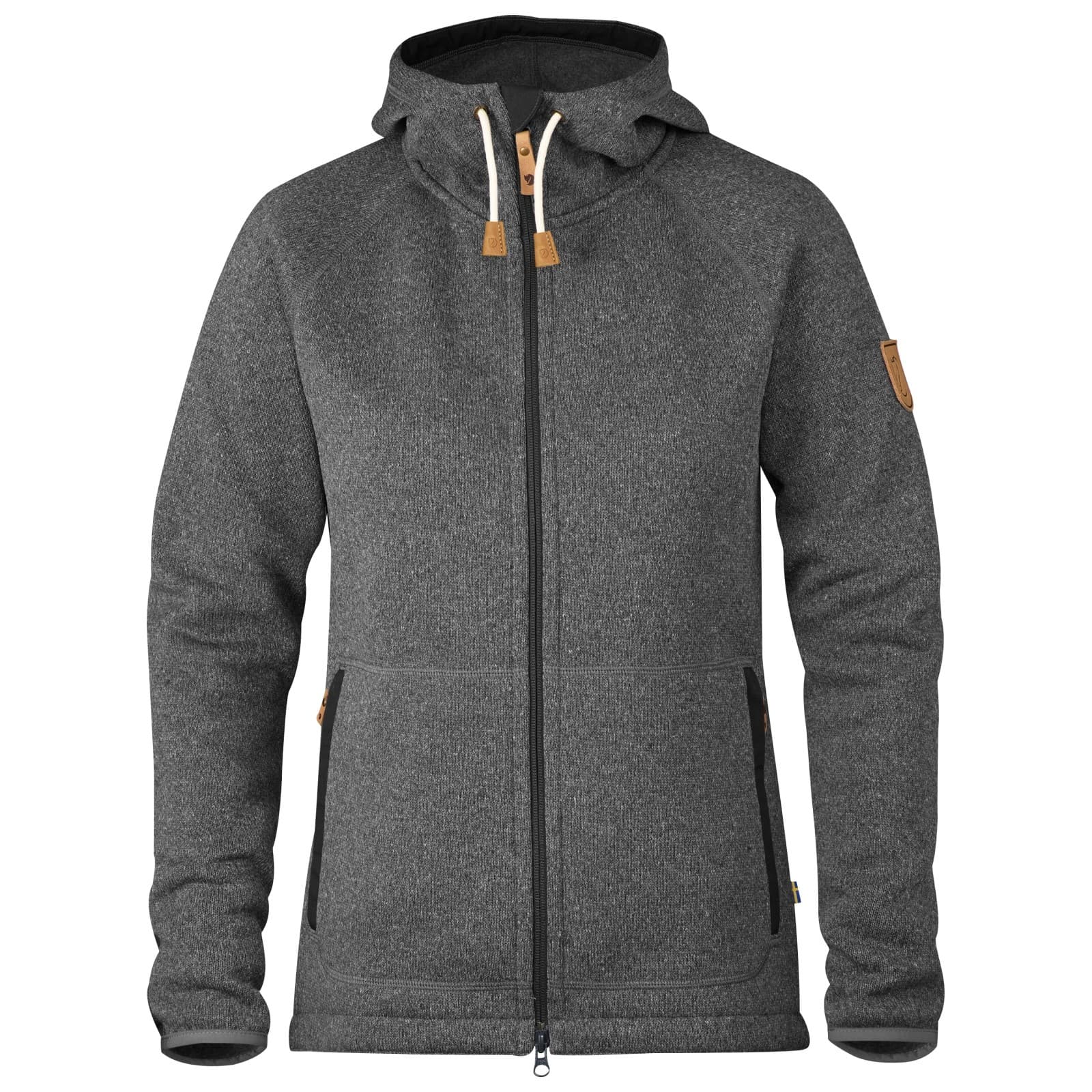 Fjällräven Women's Övik Reinforced Hoodie Dark Grey