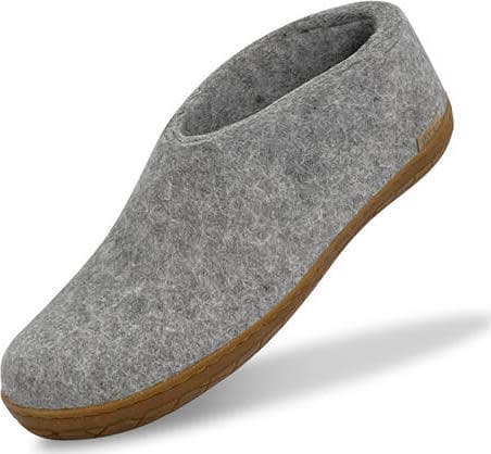 Glerups Glerups Unisex Shoe Classic Rubber Sole Grey/Natural